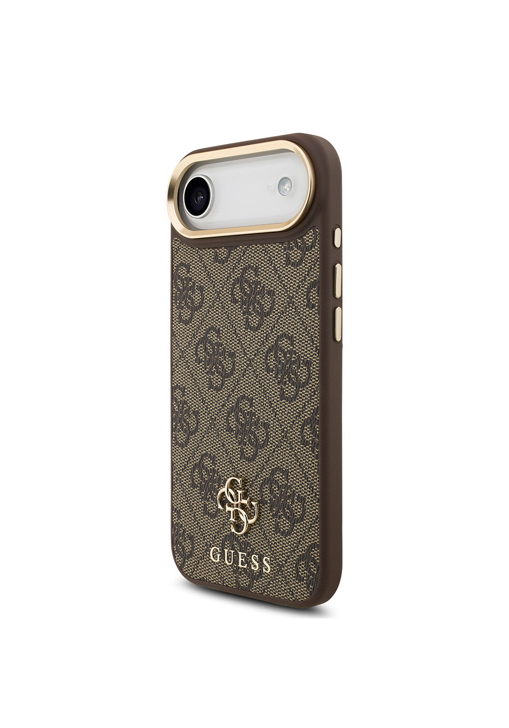 Apple iPhone 17 Air Guess Orijinal Lisanslı 4G ve Yazı Logolu Kılıf + Ekran Koruyucu + Lens Koruyucu 3in1 Aksesuar Seti