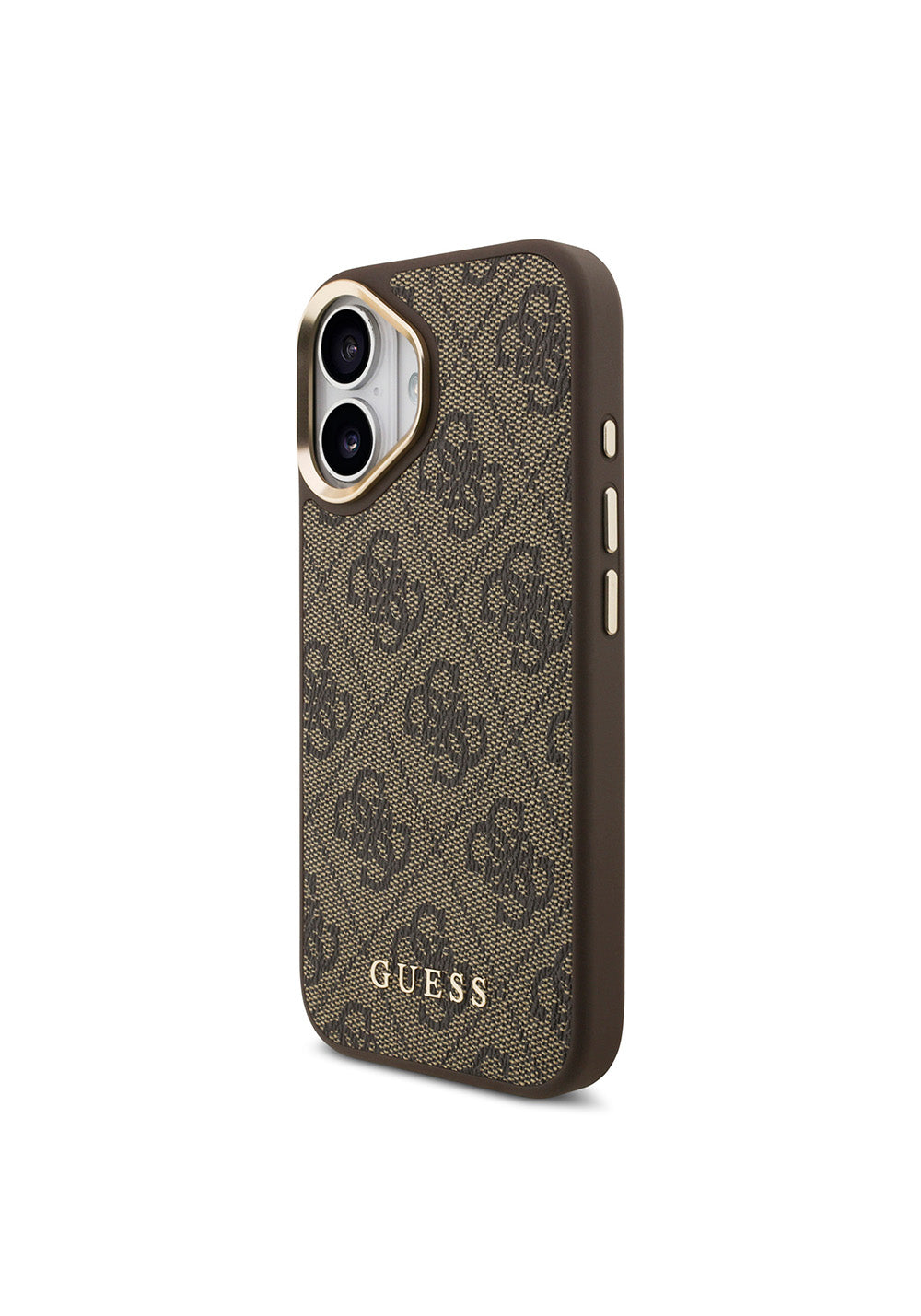Apple iPhone 17 Kılıf Guess Orijinal Lisanslı Manyetik Şarj Uyumlu Askılı ve 4G Logo Kartlıklı Kapak