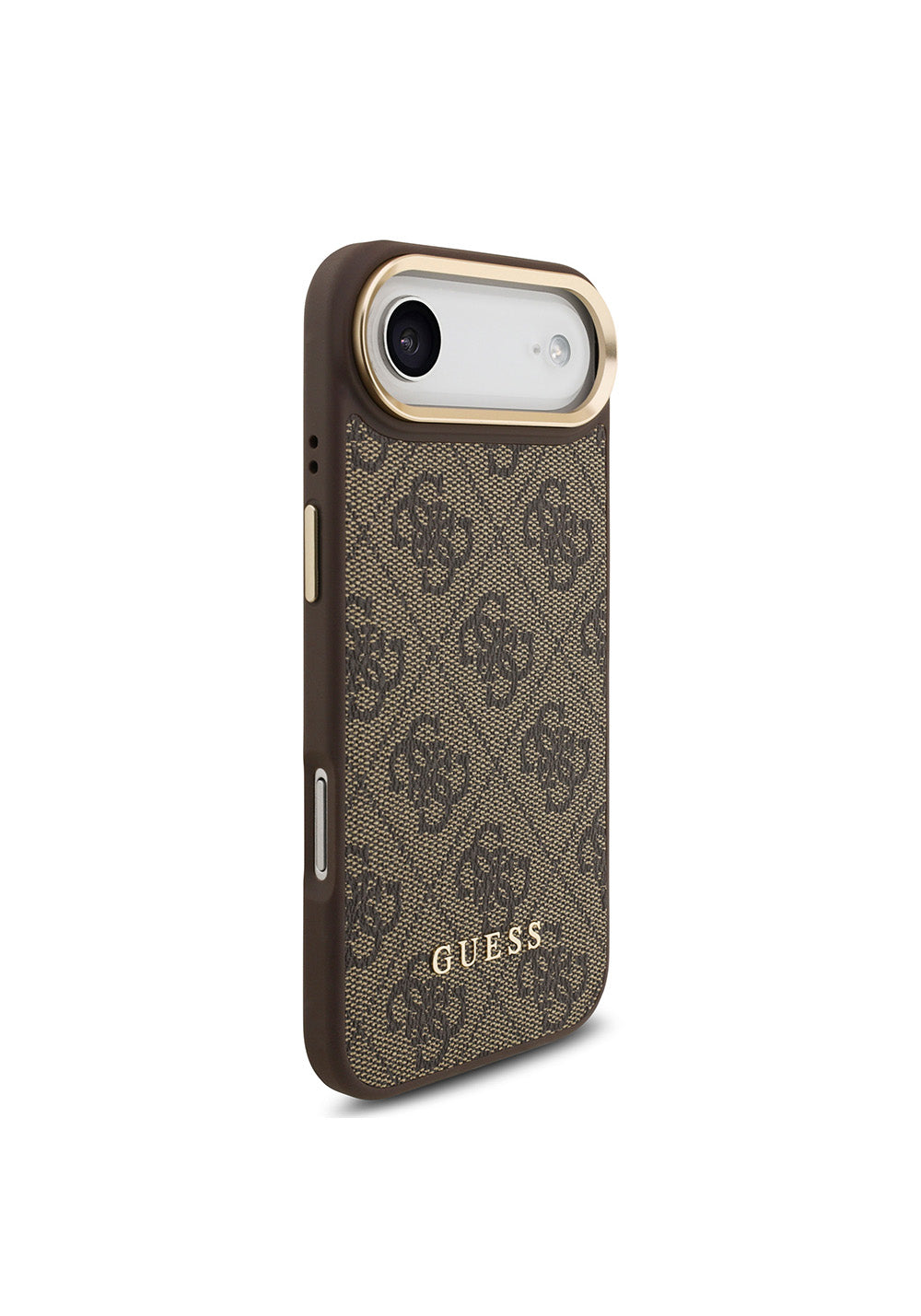 Apple iPhone 17 Air Kılıf Guess Orijinal Lisanslı Manyetik Şarj Uyumlu Askılı ve 4G Logo Kartlıklı Kapak