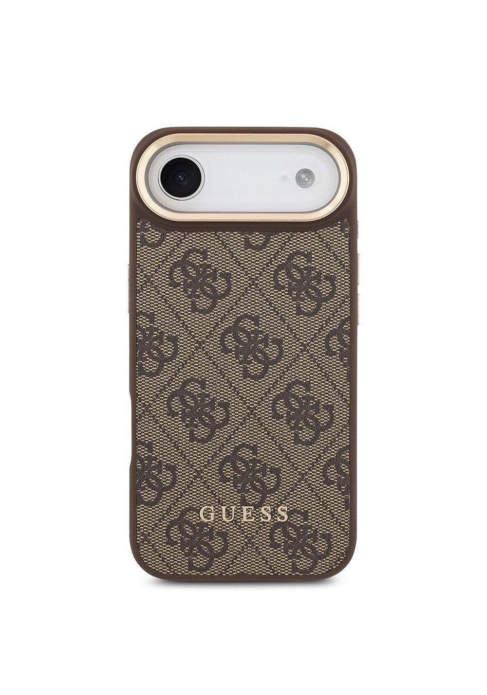 Apple iPhone 17 Air Kılıf Guess Orijinal Lisanslı Manyetik Şarj Uyumlu 4G Metal Büyük Logolu Kartlıklı Kapak