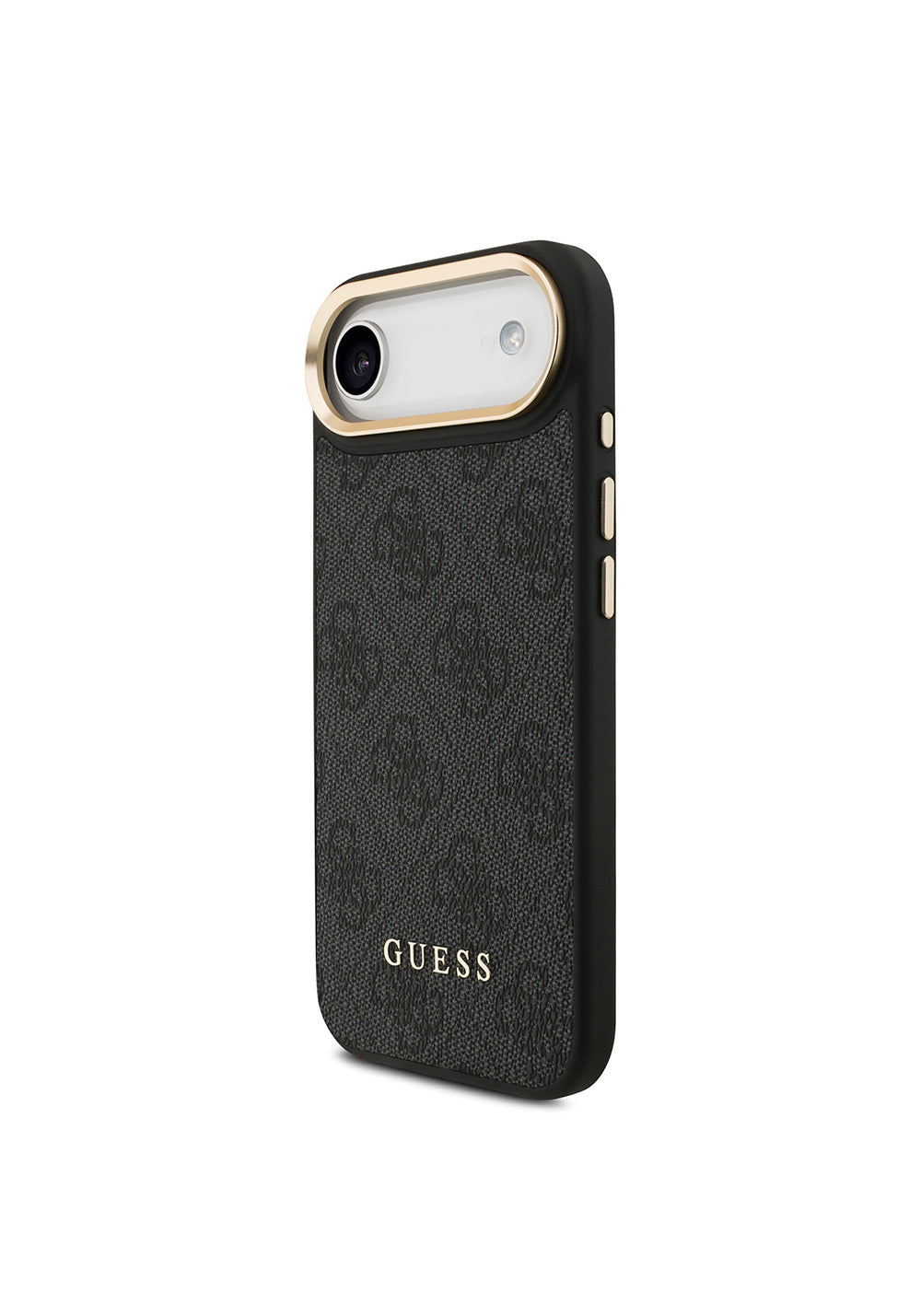 Apple iPhone 17 Air Kılıf Guess Orijinal Lisanslı Manyetik Şarj Uyumlu 4G Metal Büyük Logolu Kartlıklı Kapak