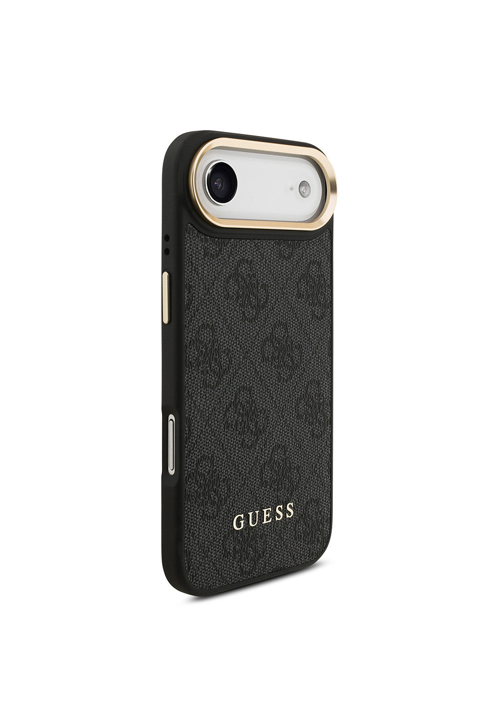 Apple iPhone 17 Air Kılıf Guess Orijinal Lisanslı Manyetik Şarj Uyumlu 4G Metal Büyük Logolu Kartlıklı Kapak