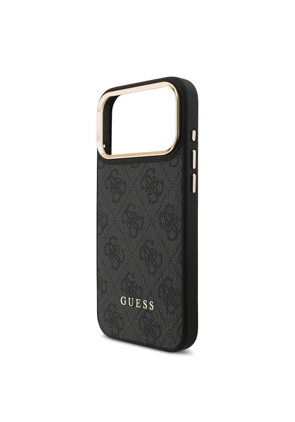 Apple iPhone 17 Pro Max Kılıf Guess Orijinal Lisanslı Manyetik Şarj Uyumlu 4G Metal Büyük Logolu Kartlıklı Kapak