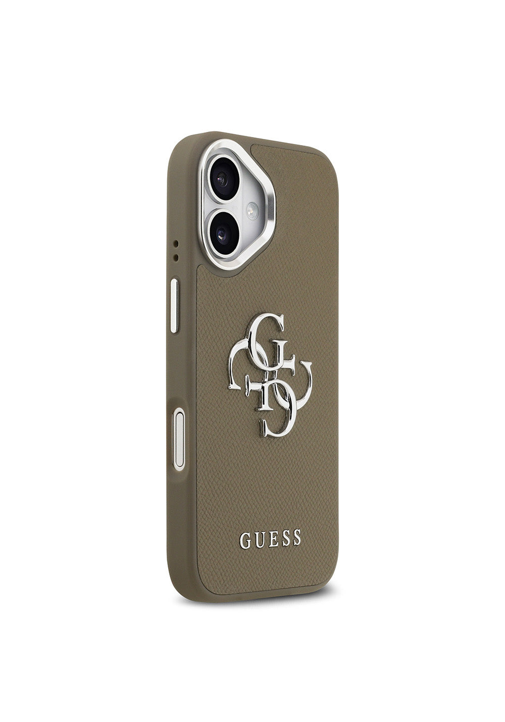 Apple iPhone 17 Kılıf Guess Orijinal Lisanslı Grained 4G Metal Büyük Logolu Kapak