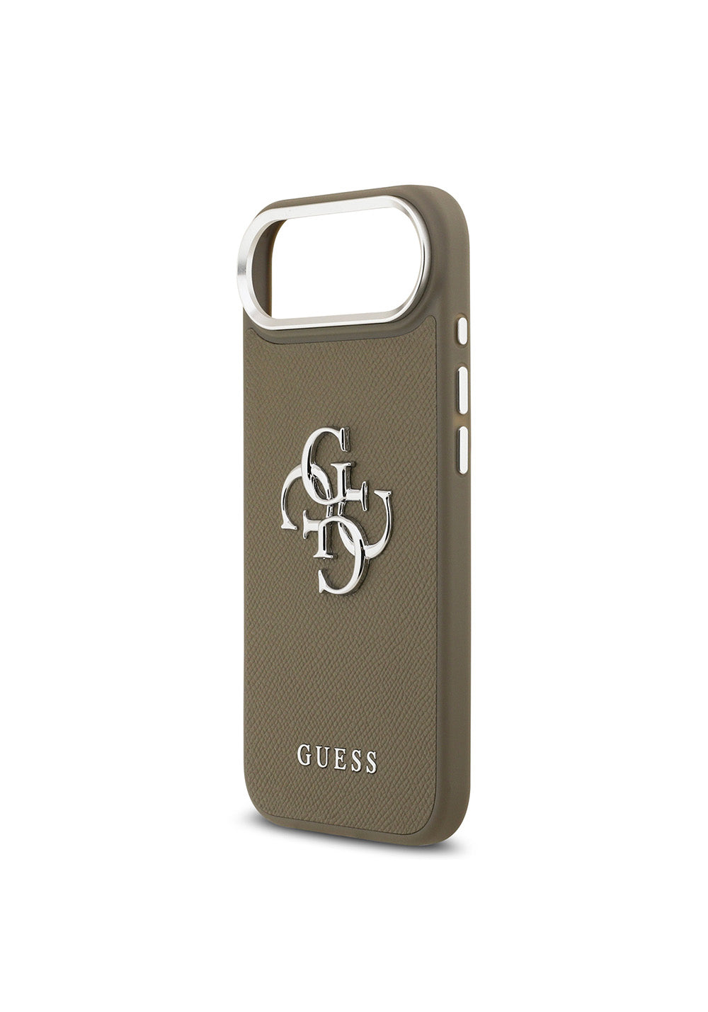 Apple iPhone 17 Air Kılıf Guess Orijinal Lisanslı Grained 4G Metal Büyük Logolu Kapak