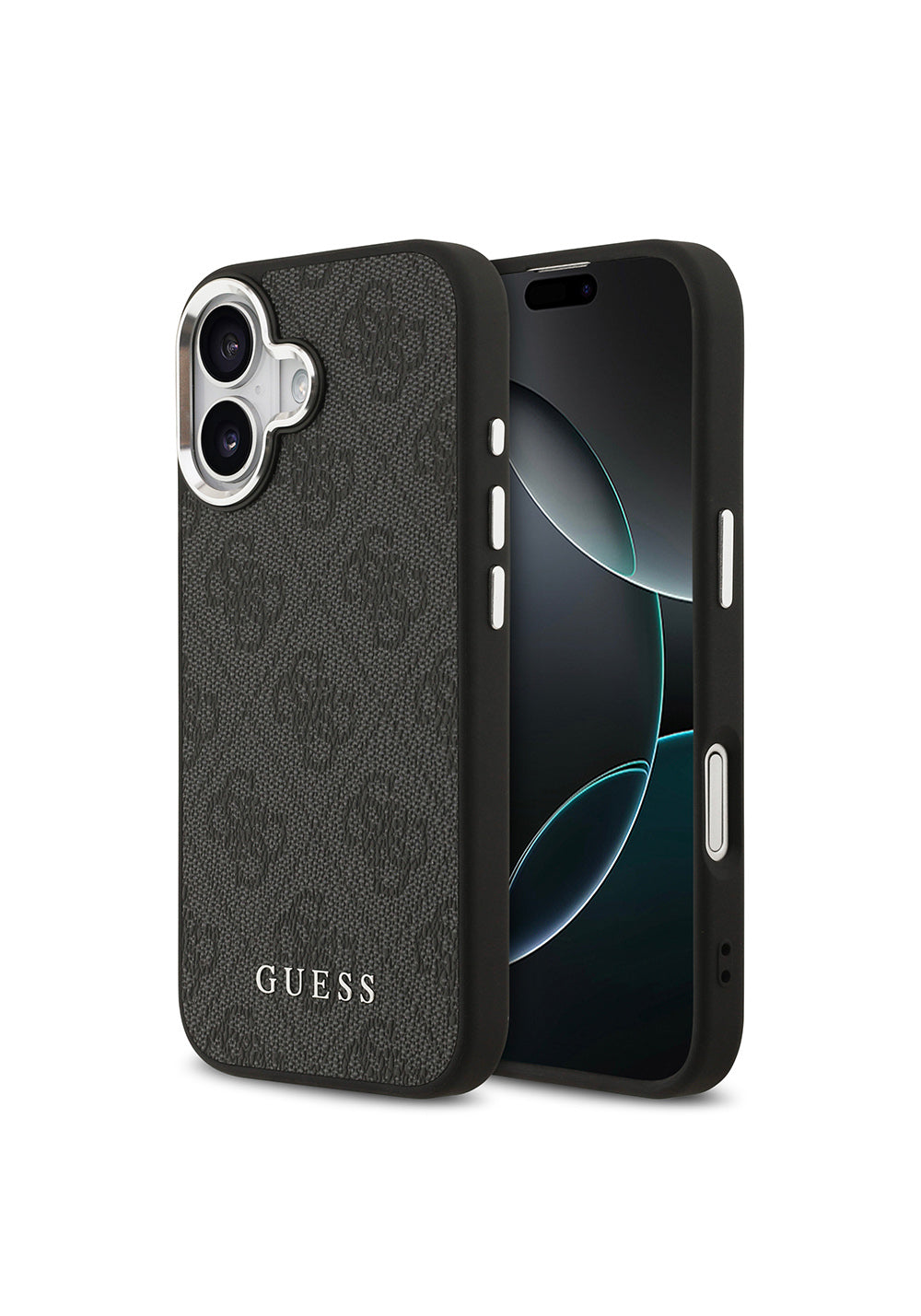 Apple iPhone 17 Kılıf Guess Orijinal Lisanslı Manyetik Şarj Uyumlu 4G Klasik Yazı Logolu Kapak