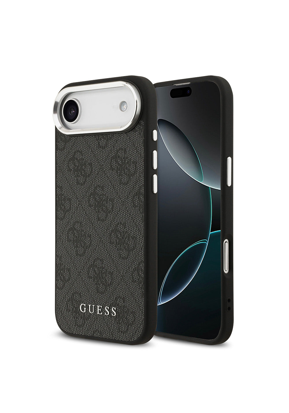 Apple iPhone 17 Air Kılıf Guess Orijinal Lisanslı Manyetik Şarj Uyumlu 4G Klasik Yazı Logolu Kapak