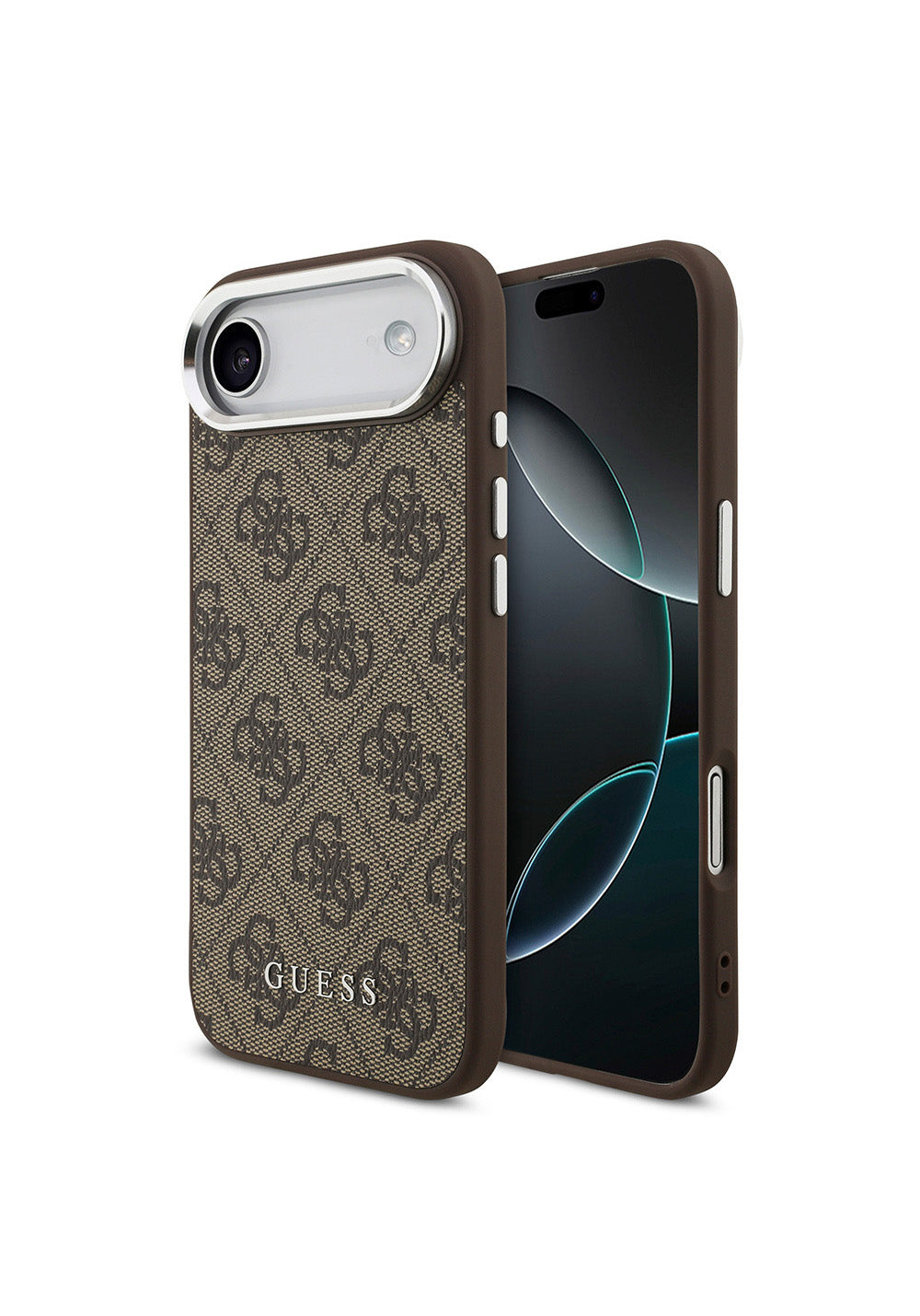 Apple iPhone 17 Air Kılıf Guess Orijinal Lisanslı Manyetik Şarj Uyumlu 4G Klasik Yazı Logolu Kapak