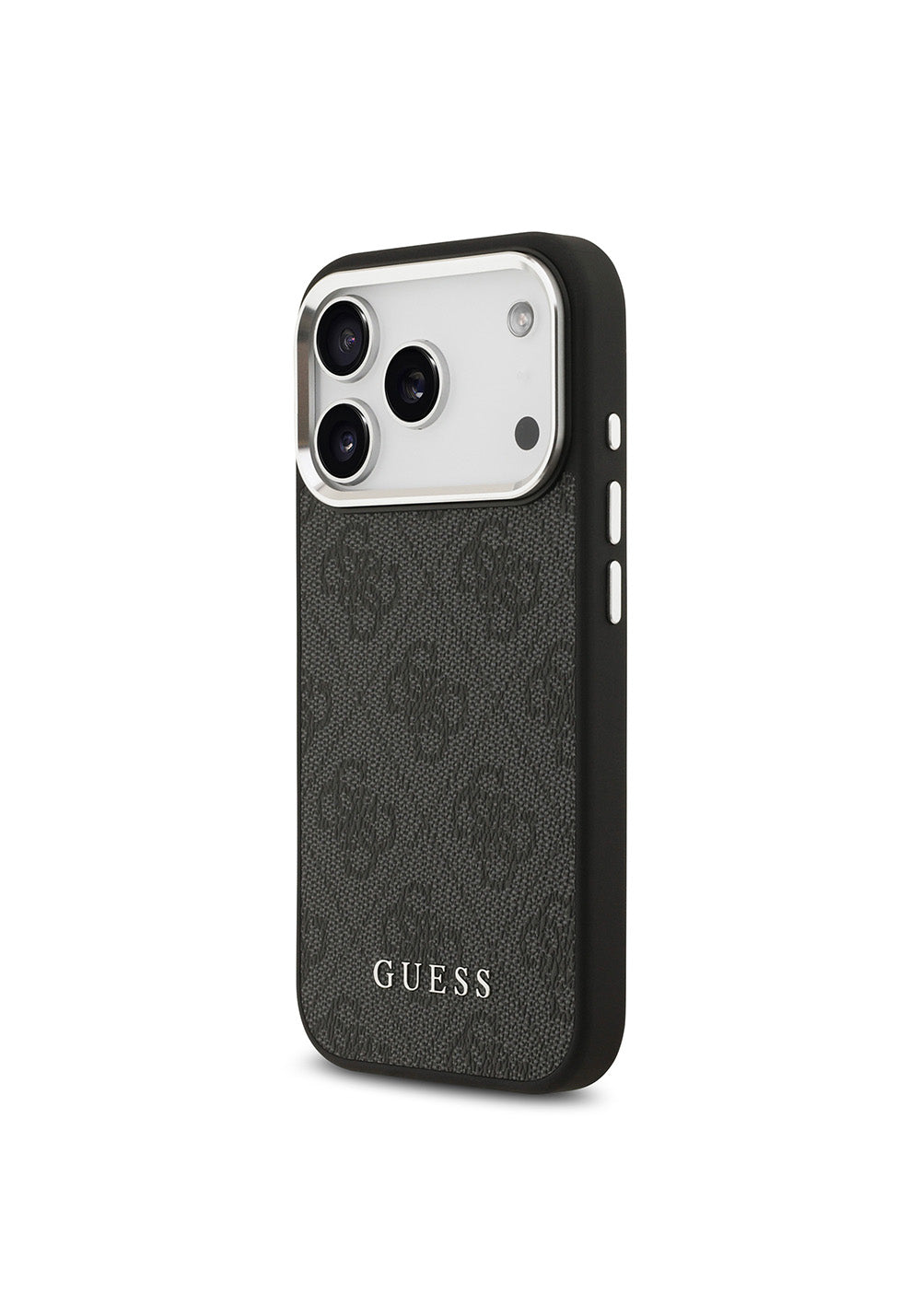 Apple iPhone 17 Pro Kılıf Guess Orijinal Lisanslı Manyetik Şarj Uyumlu 4G Klasik Yazı Logolu Kapak