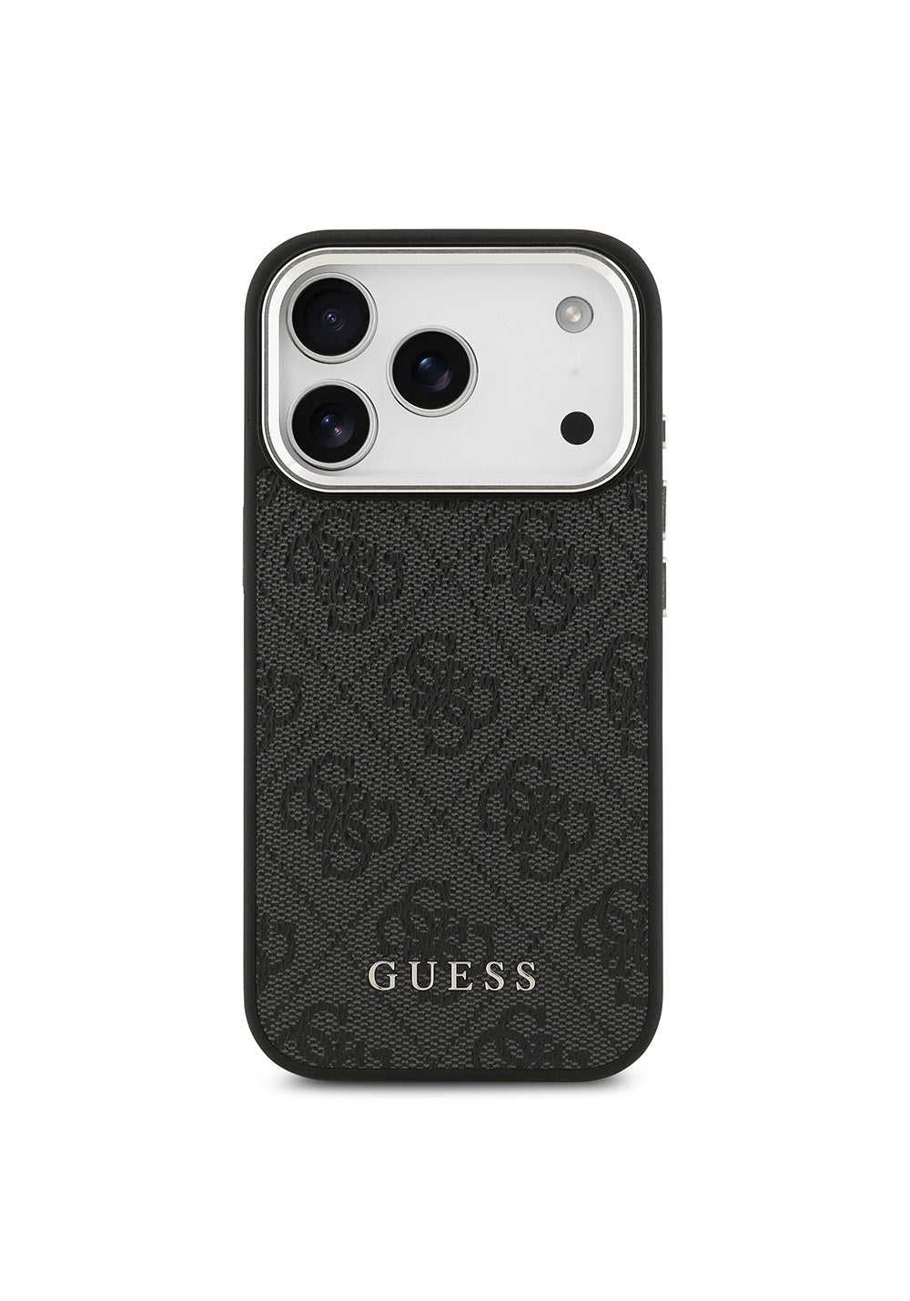 Apple iPhone 17 Pro Kılıf Guess Orijinal Lisanslı Manyetik Şarj Uyumlu 4G Klasik Yazı Logolu Kapak