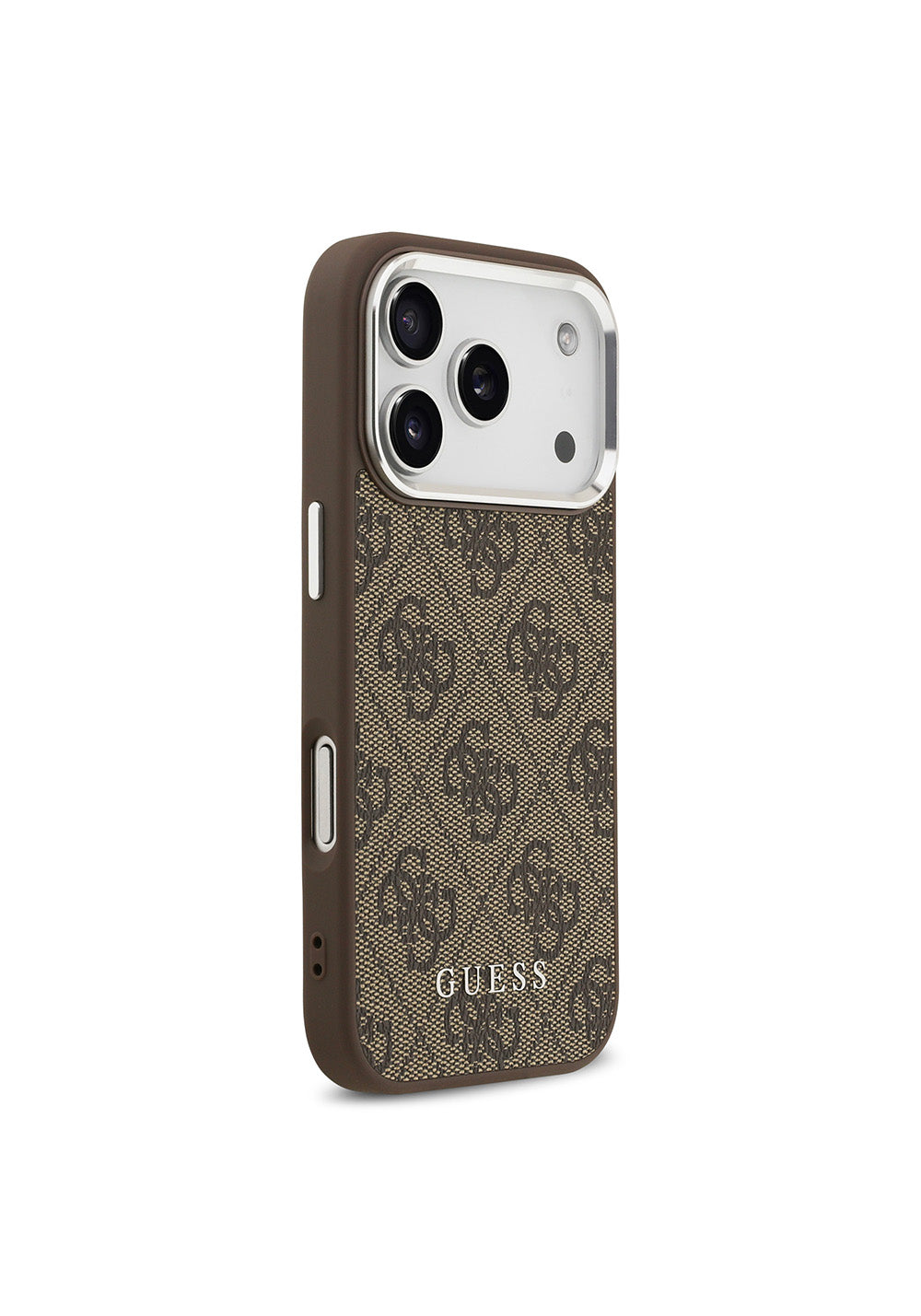 Apple iPhone 17 Pro Max Kılıf Guess Orijinal Lisanslı Manyetik Şarj Uyumlu 4G Klasik Yazı Logolu Kapak