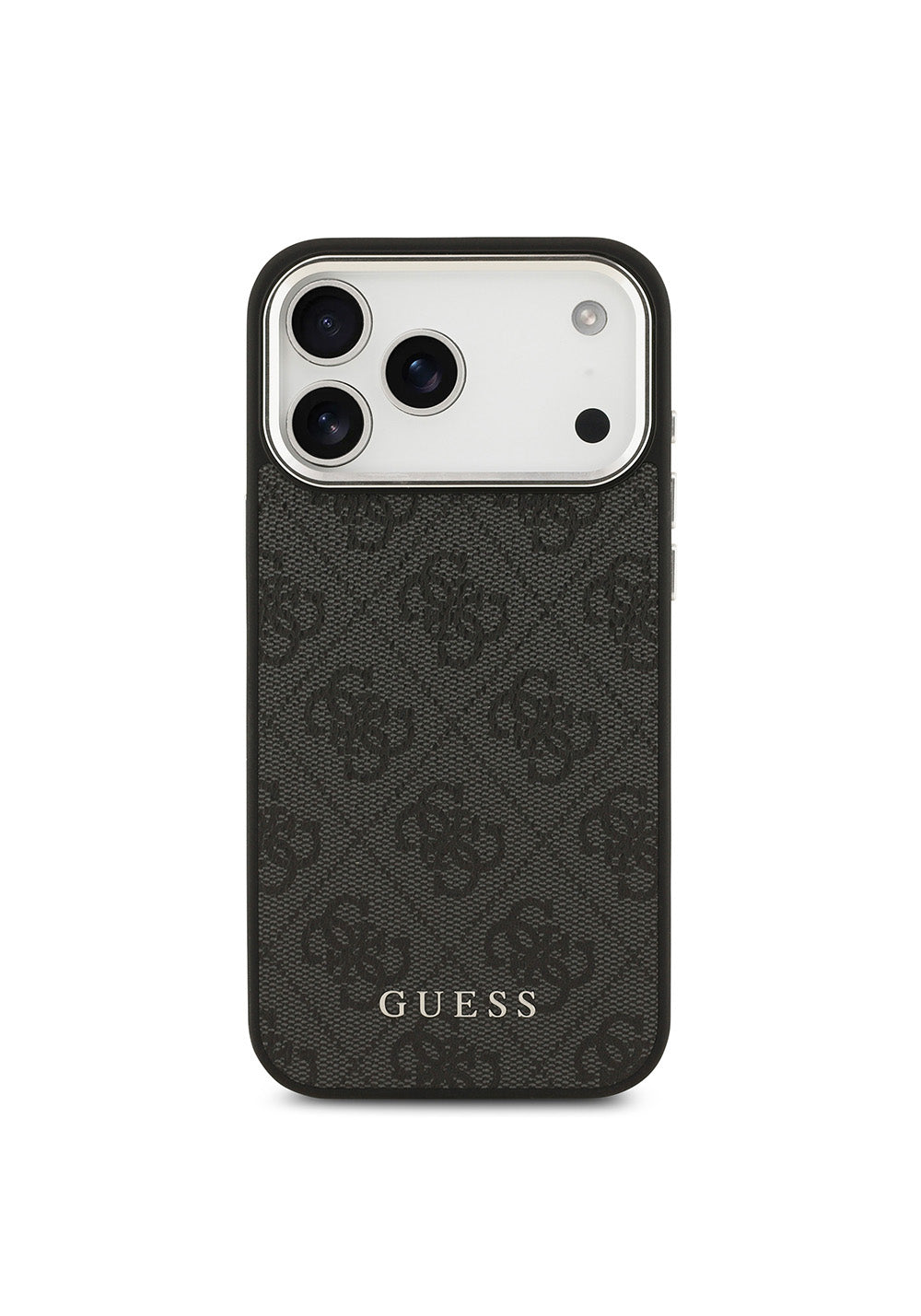 Apple iPhone 17 Pro Max Kılıf Guess Orijinal Lisanslı Manyetik Şarj Uyumlu 4G Klasik Yazı Logolu Kapak