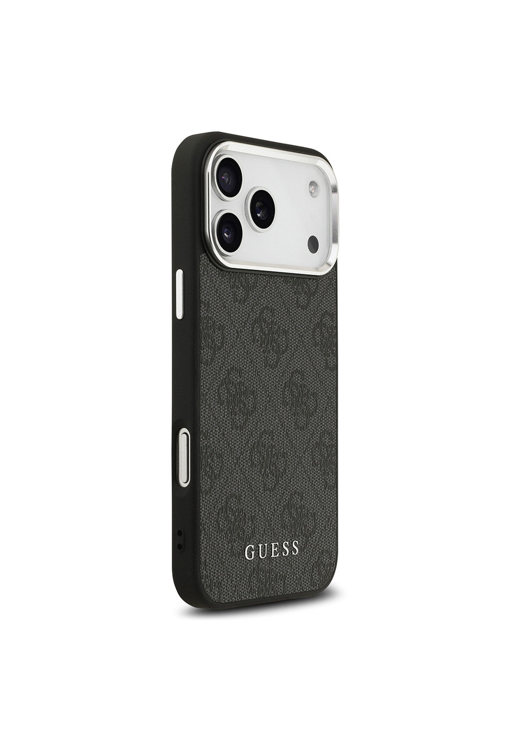Apple iPhone 17 Pro Max Kılıf Guess Orijinal Lisanslı Manyetik Şarj Uyumlu 4G Klasik Yazı Logolu Kapak