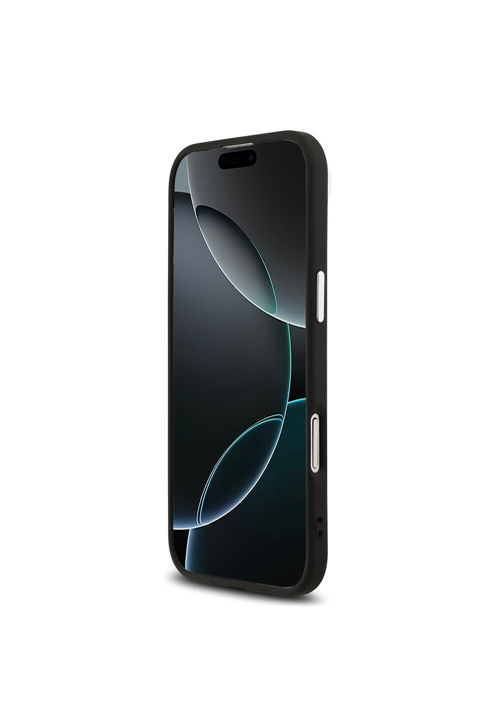 Apple iPhone 17 Air Kılıf Guess Orijinal Lisanslı Manyetik Şarj Uyumlu Gümüş Metal Kamera Çerçeveli Üçgen Logo 4G Desenli Kapak