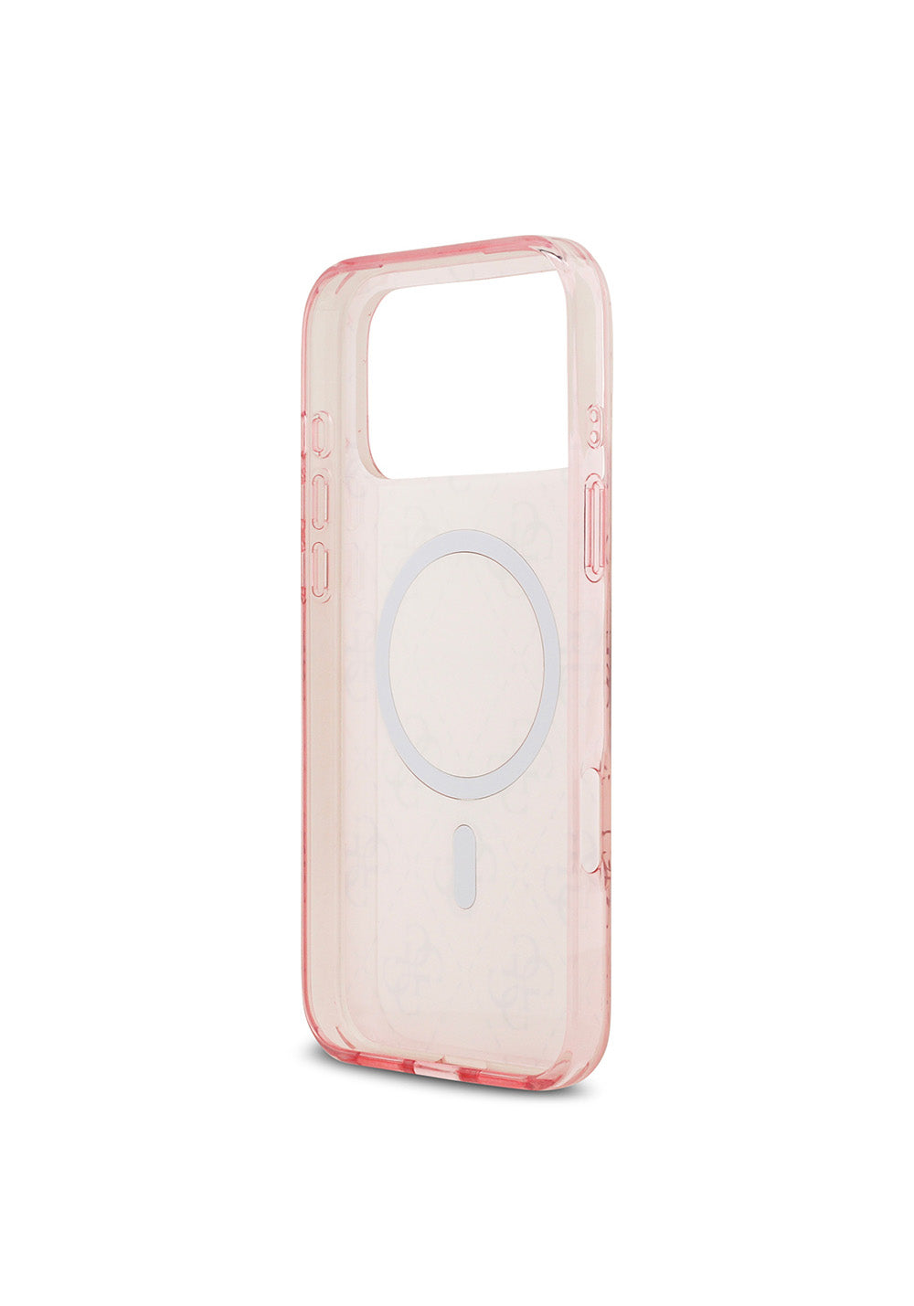 Apple iPhone 17 Pro Kılıf Guess Orijinal Lisanslı Manyetik Şarj Uyumlu IML Baskılı Klasik Logolu 4G Desenli Kapak