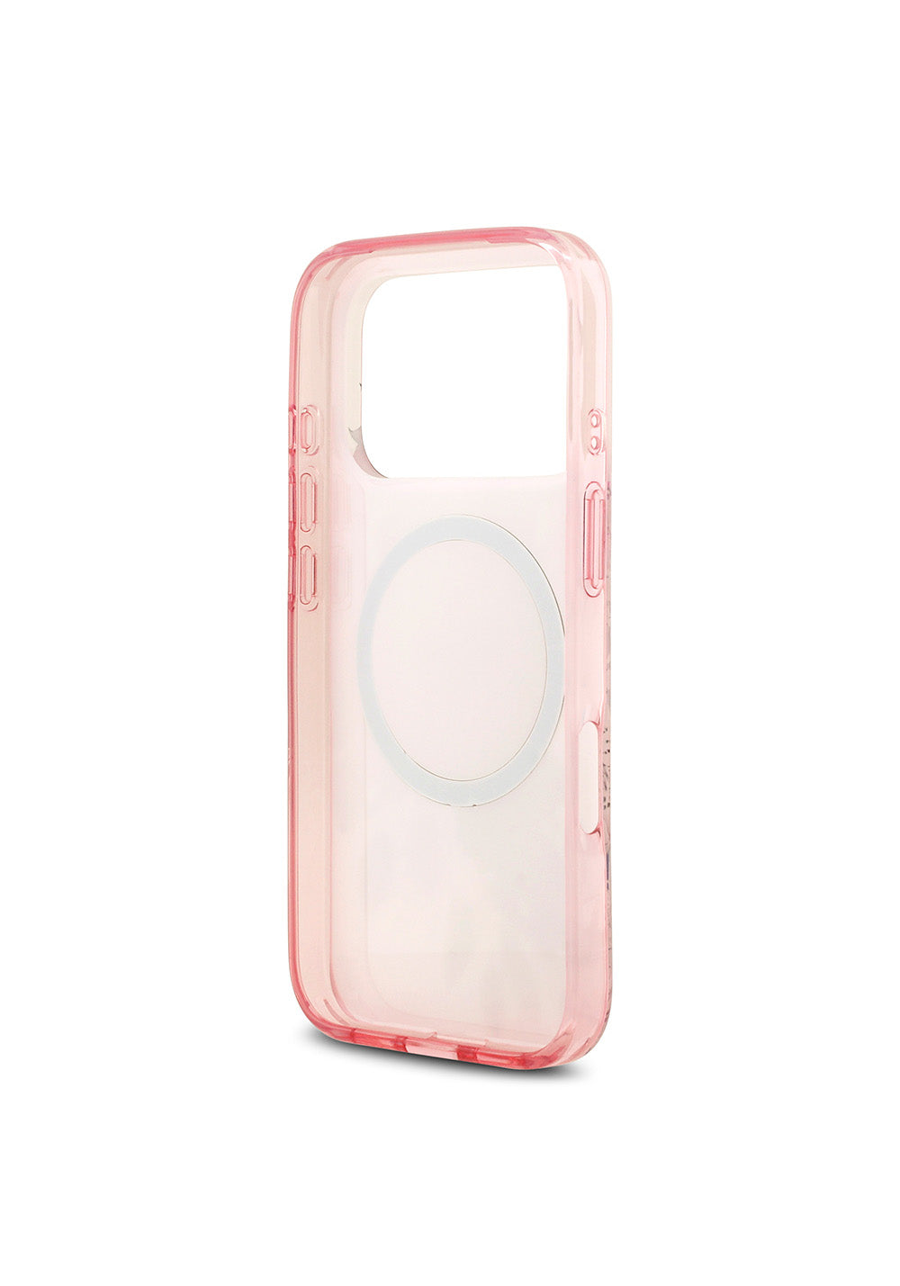 Apple iPhone 17 Pro Max Kılıf Guess Orijinal Lisanslı Manyetik Şarj Uyumlu Flower Tonal Circle Kapak