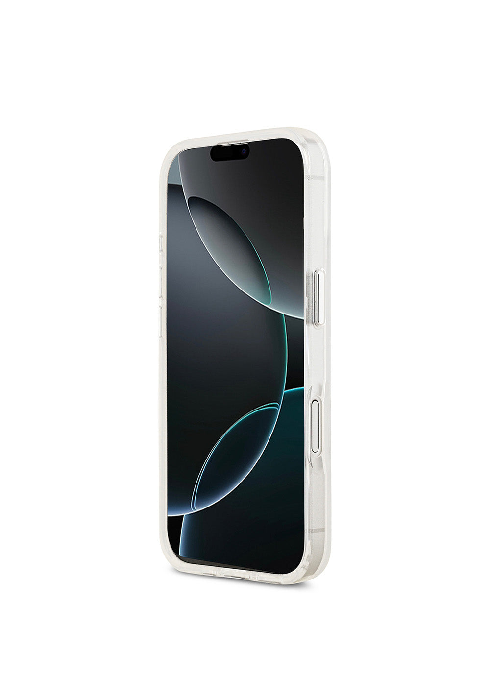Apple iPhone 17 Kılıf Guess Orijinal Lisanslı Manyetik Şarj Uyumlu IML Baskılı Üçgen Logolu Metal Kamera Çerçeveli Kapak