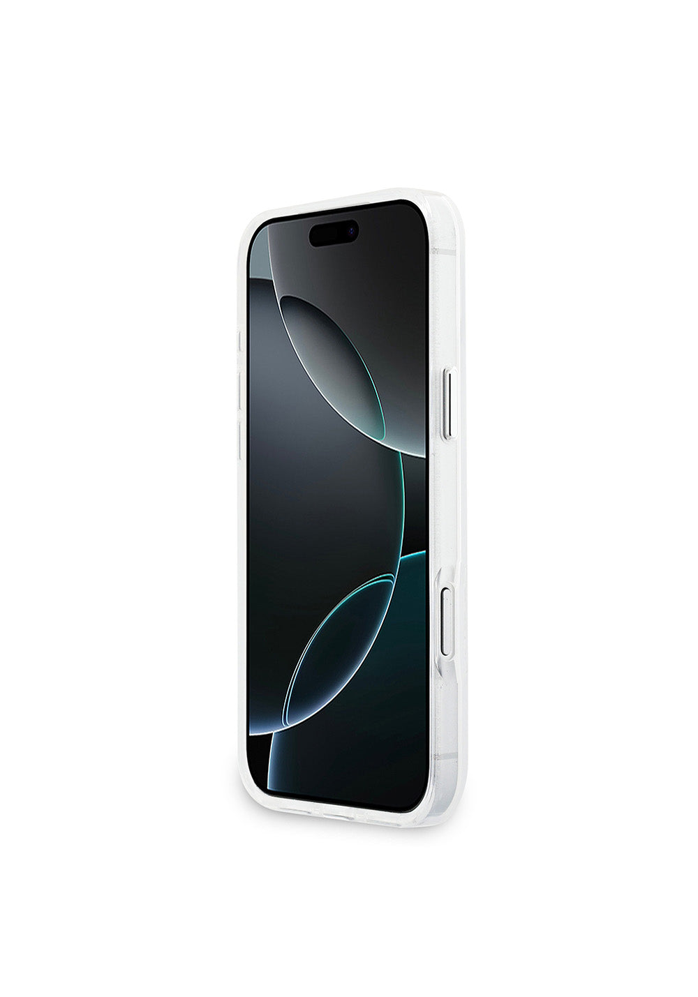Apple iPhone 17 Pro Max Kılıf Guess Orijinal Lisanslı Manyetik Şarj Uyumlu IML Baskılı Üçgen Logolu Metal Kamera Çerçeveli Kapak