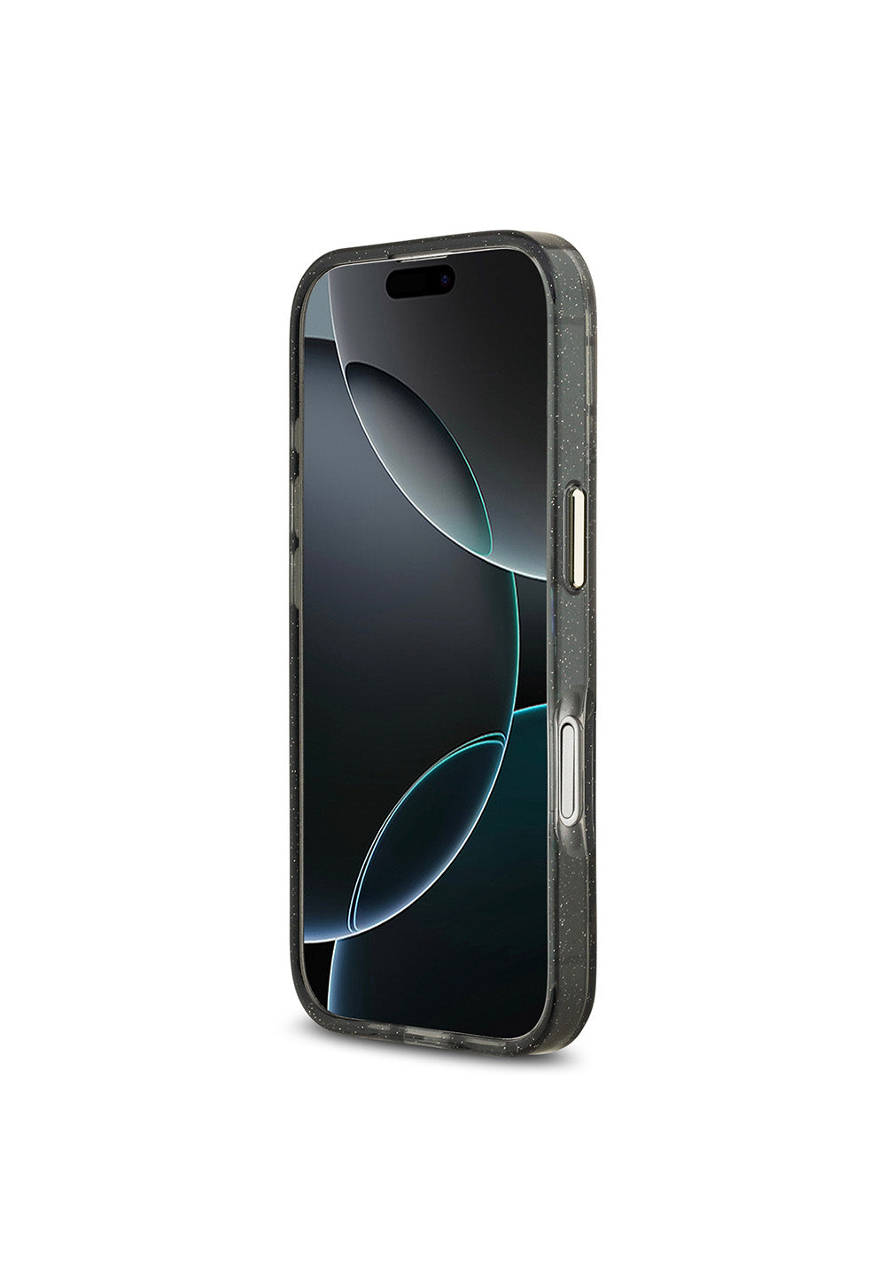 Apple iPhone 17 Kılıf Guess Orijinal Lisanslı Manyetik Şarj Uyumlu Simli Çiçek Desenli Metal Kamera Çerçeveli Üçgen Logolu Kapak