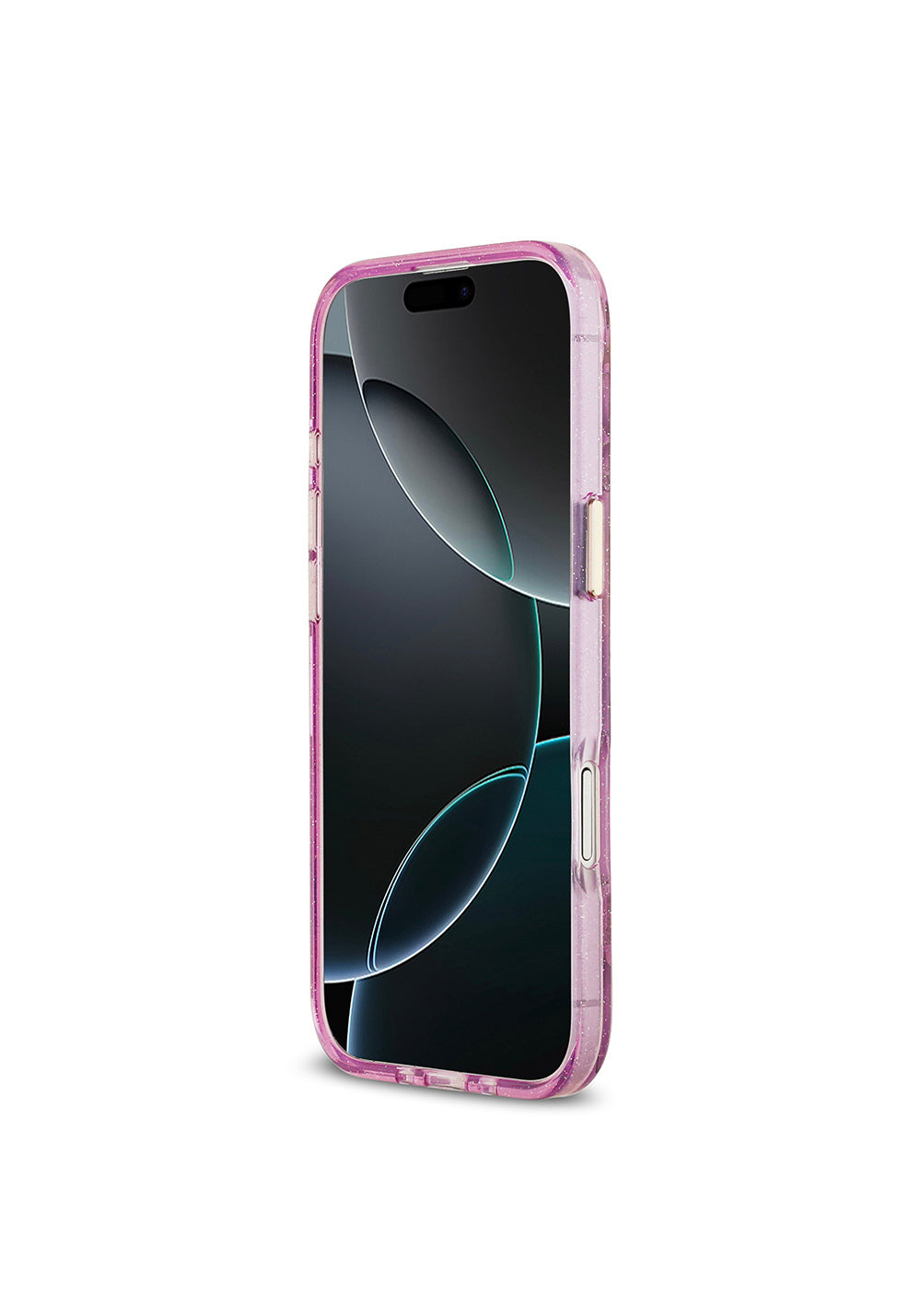 Apple iPhone 17 Air Kılıf Guess Orijinal Lisanslı Manyetik Şarj Uyumlu Simli Çiçek Desenli Metal Kamera Çerçeveli Üçgen Logolu Kapak