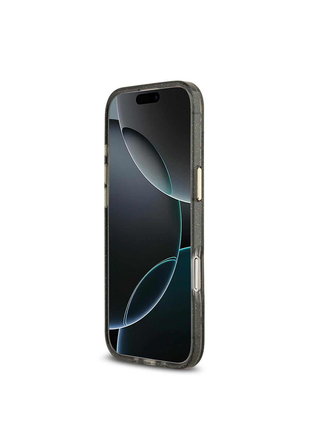 Apple iPhone 17 Air Kılıf Guess Orijinal Lisanslı Manyetik Şarj Uyumlu Simli Çiçek Desenli Metal Kamera Çerçeveli Üçgen Logolu Kapak