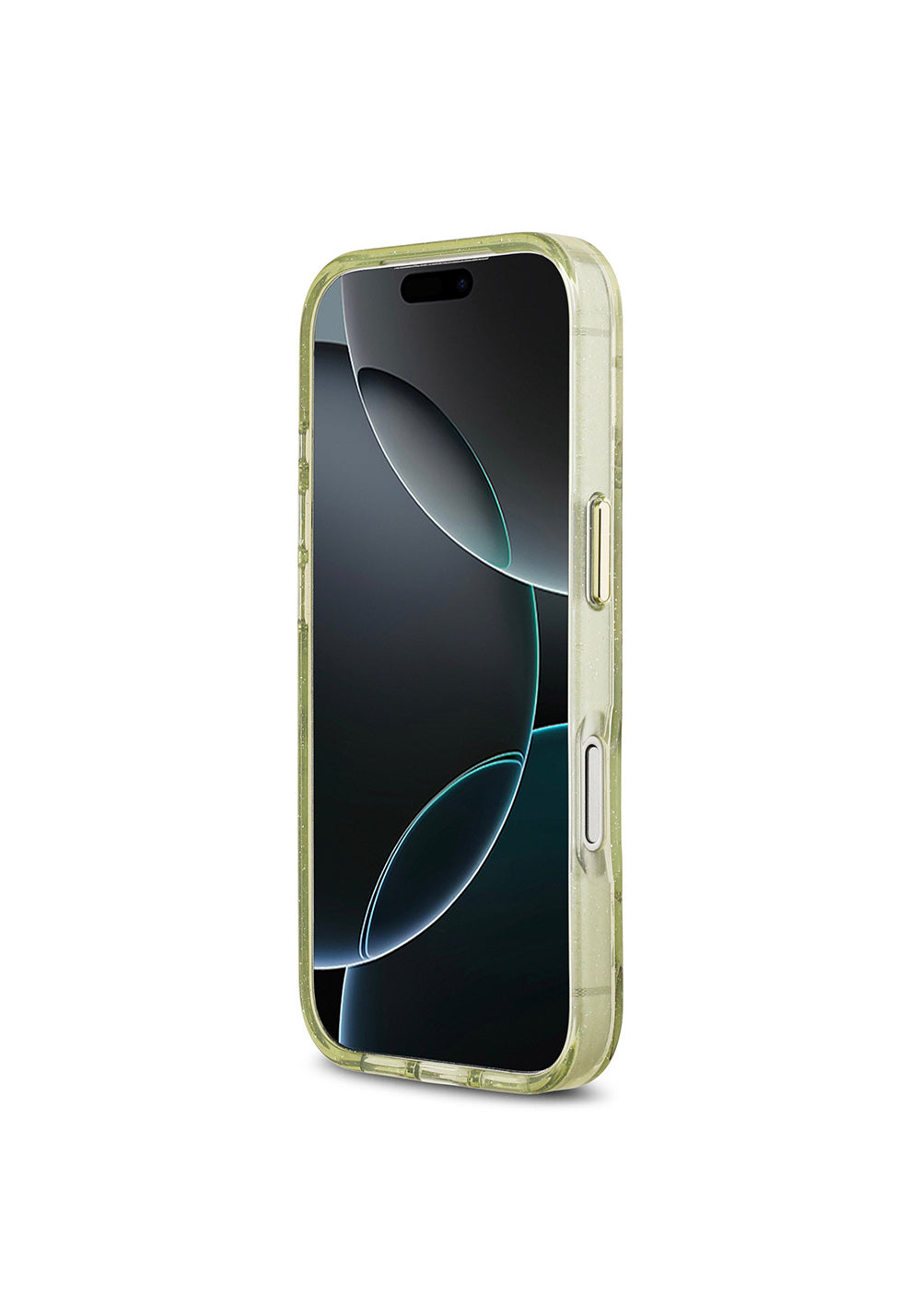 Apple iPhone 17 Pro Kılıf Guess Orijinal Lisanslı Manyetik Şarj Uyumlu Simli Çiçek Desenli Metal Kamera Çerçeveli Üçgen Logolu Kapak