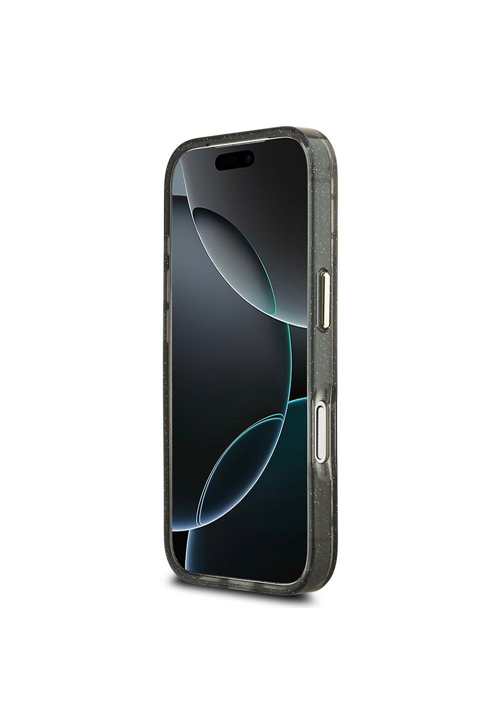 Apple iPhone 17 Pro Max Kılıf Guess Orijinal Lisanslı Manyetik Şarj Uyumlu Simli Çiçek Desenli Metal Kamera Çerçeveli Üçgen Logolu Kapak