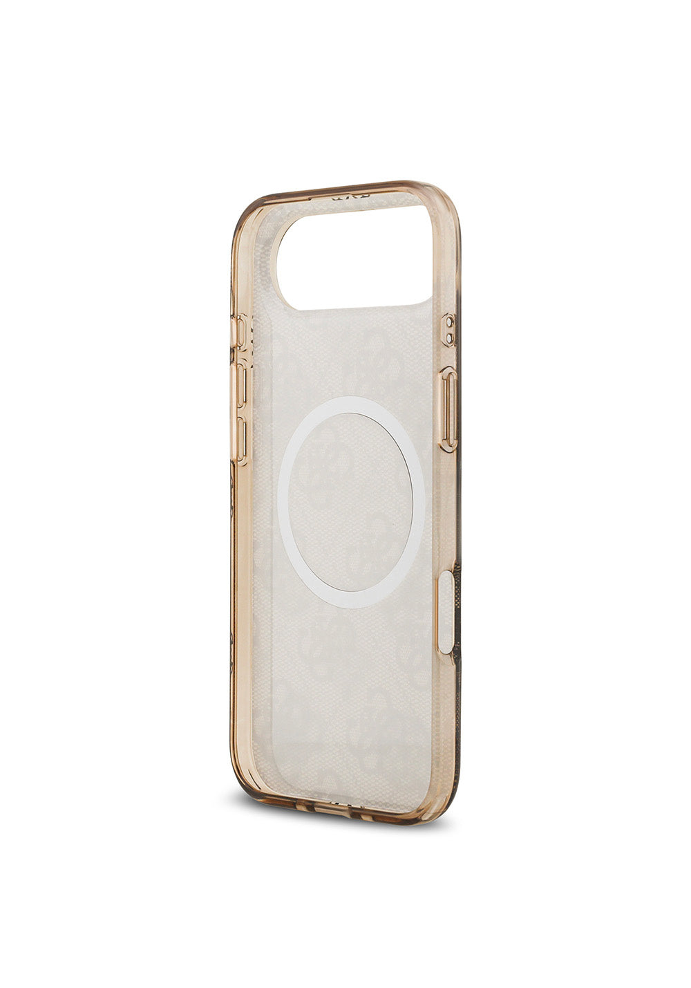 Apple iPhone 17 Air Kılıf Guess Orijinal Lisanslı Manyetik Şarj Uyumlu IML Peony ve 4G Desenli Klasik Logolu Kapak