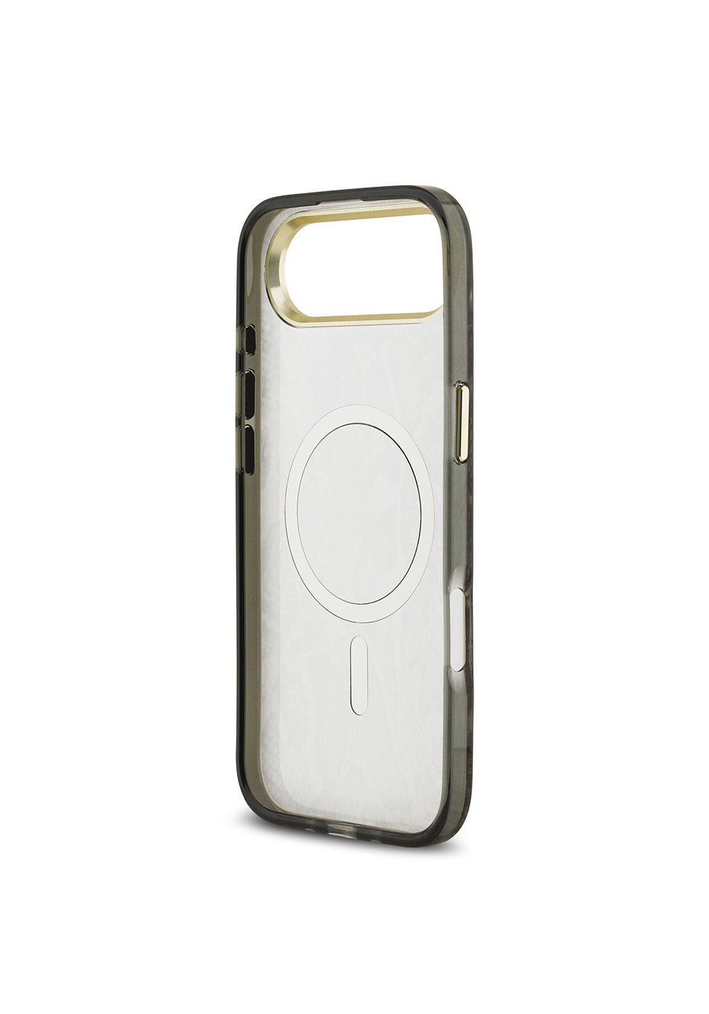 Apple iPhone 17 Air Kılıf Guess Orijinal Lisanslı Manyetik Şarj Uyumlu Yazı Logolu Python Desenli Kapak