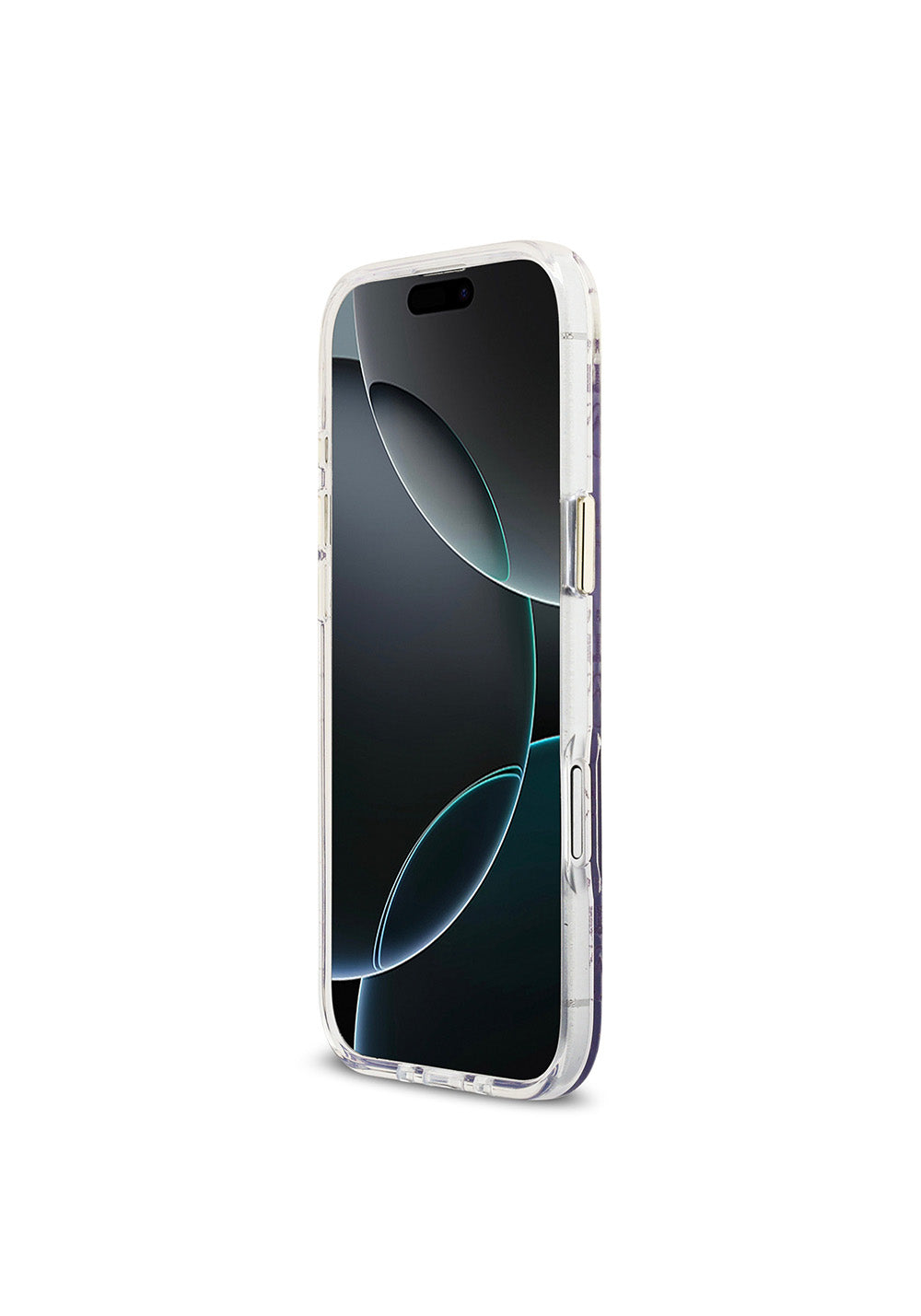 Apple iPhone 17 Air Kılıf Guess Orijinal Lisanslı Manyetik Şarj Uyumlu 4G Desenli Simli Silikon Kapak