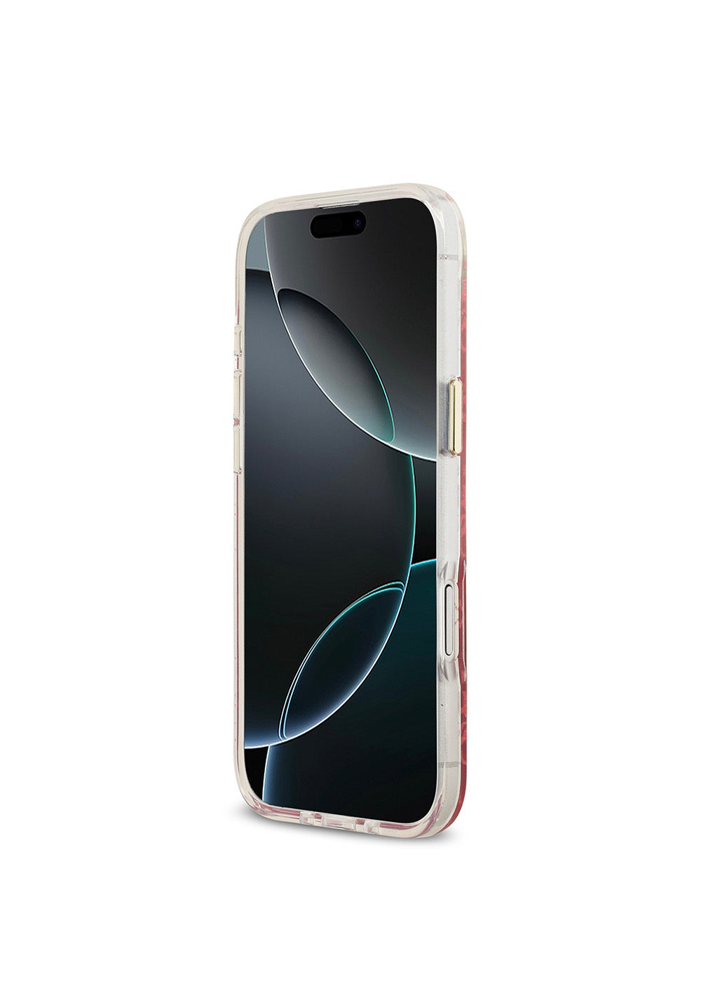 Apple iPhone 17 Air Kılıf Guess Orijinal Lisanslı Manyetik Şarj Uyumlu 4G Desenli Simli Silikon Kapak