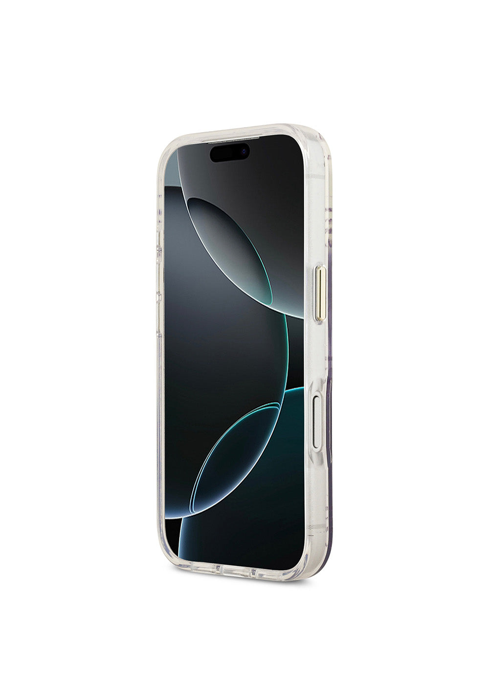 Apple iPhone 17 Pro Kılıf Guess Orijinal Lisanslı Manyetik Şarj Uyumlu 4G Desenli Simli Silikon Kapak