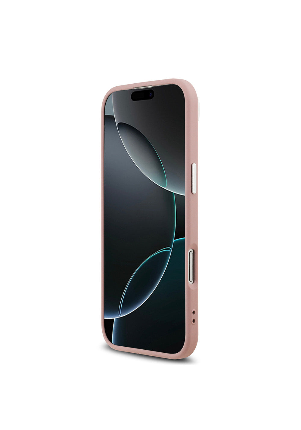 Apple iPhone 17 Air Kılıf Guess Orijinal Lisanslı Manyetik Şarj Uyumlu Metal Kamera Çerçeveli Üçgen Logolu Glitter Kapak
