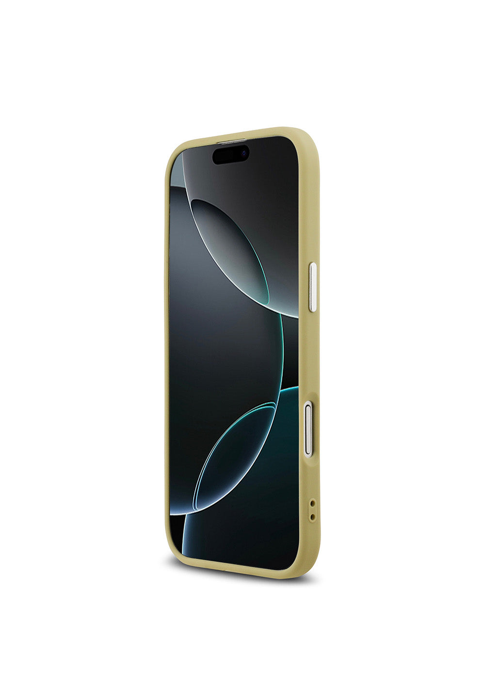 Apple iPhone 17 Air Kılıf Guess Orijinal Lisanslı Manyetik Şarj Uyumlu Metal Kamera Çerçeveli Üçgen Logolu Glitter Kapak