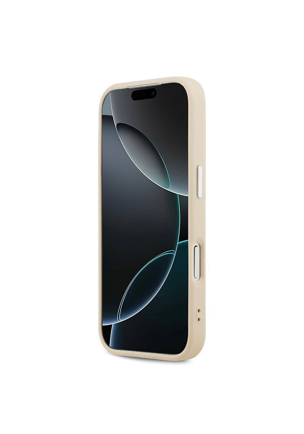 Apple iPhone 17 Pro Kılıf Guess Orijinal Lisanslı Manyetik Şarj Uyumlu Sıcak Baskılı Klasik Yazı Logolu PU Deri Peony Kapak