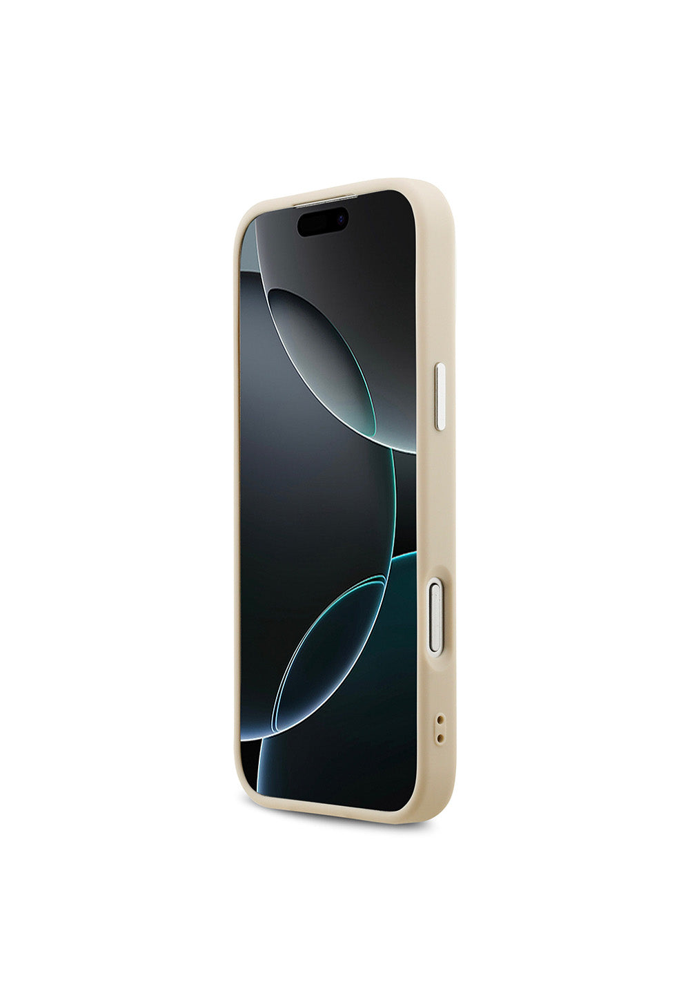 Apple iPhone 17 Pro Max Kılıf Guess Orijinal Lisanslı Manyetik Şarj Uyumlu Sıcak Baskılı Klasik Yazı Logolu PU Deri Peony Kapak