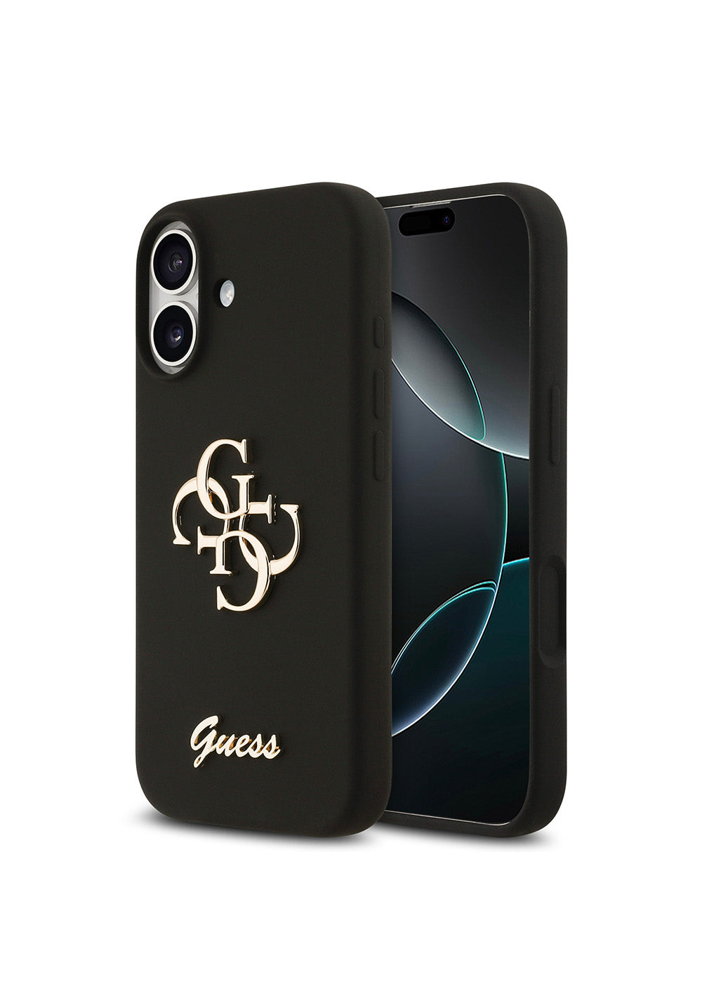 Apple iPhone 17 Kılıf Guess Orijinal Lisanslı Grained Yazı Logolu Kapak
