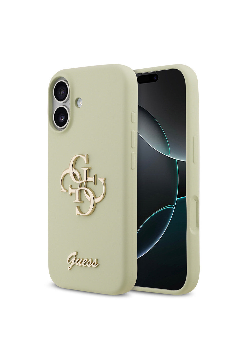Apple iPhone 17 Kılıf Guess Orijinal Lisanslı Grained Yazı Logolu Kapak