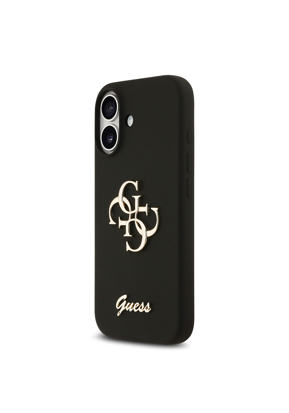 Apple iPhone 17 Kılıf Guess Orijinal Lisanslı Grained Yazı Logolu Kapak
