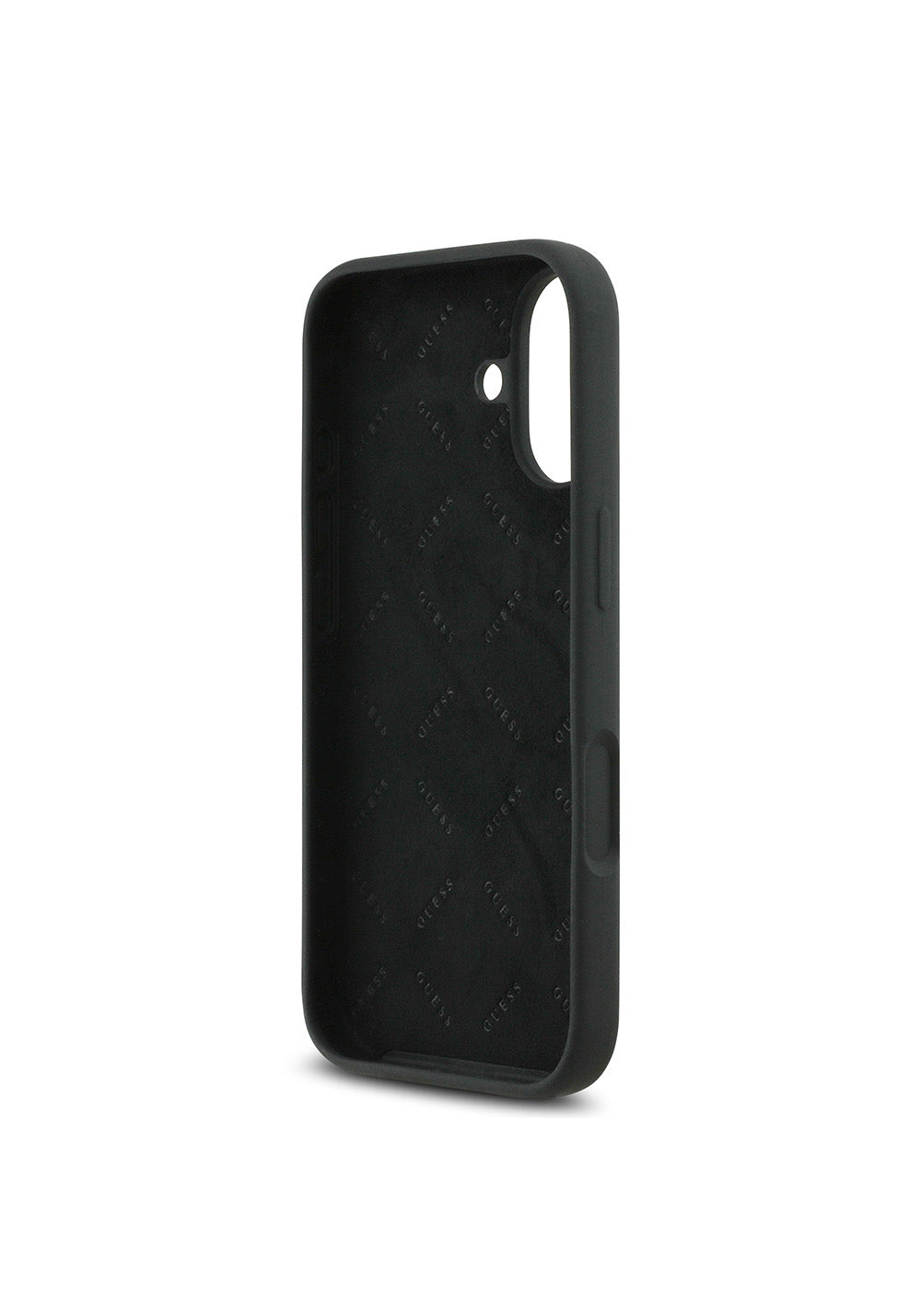 Apple iPhone 17 Kılıf Guess Orijinal Lisanslı Grained Yazı Logolu Kapak