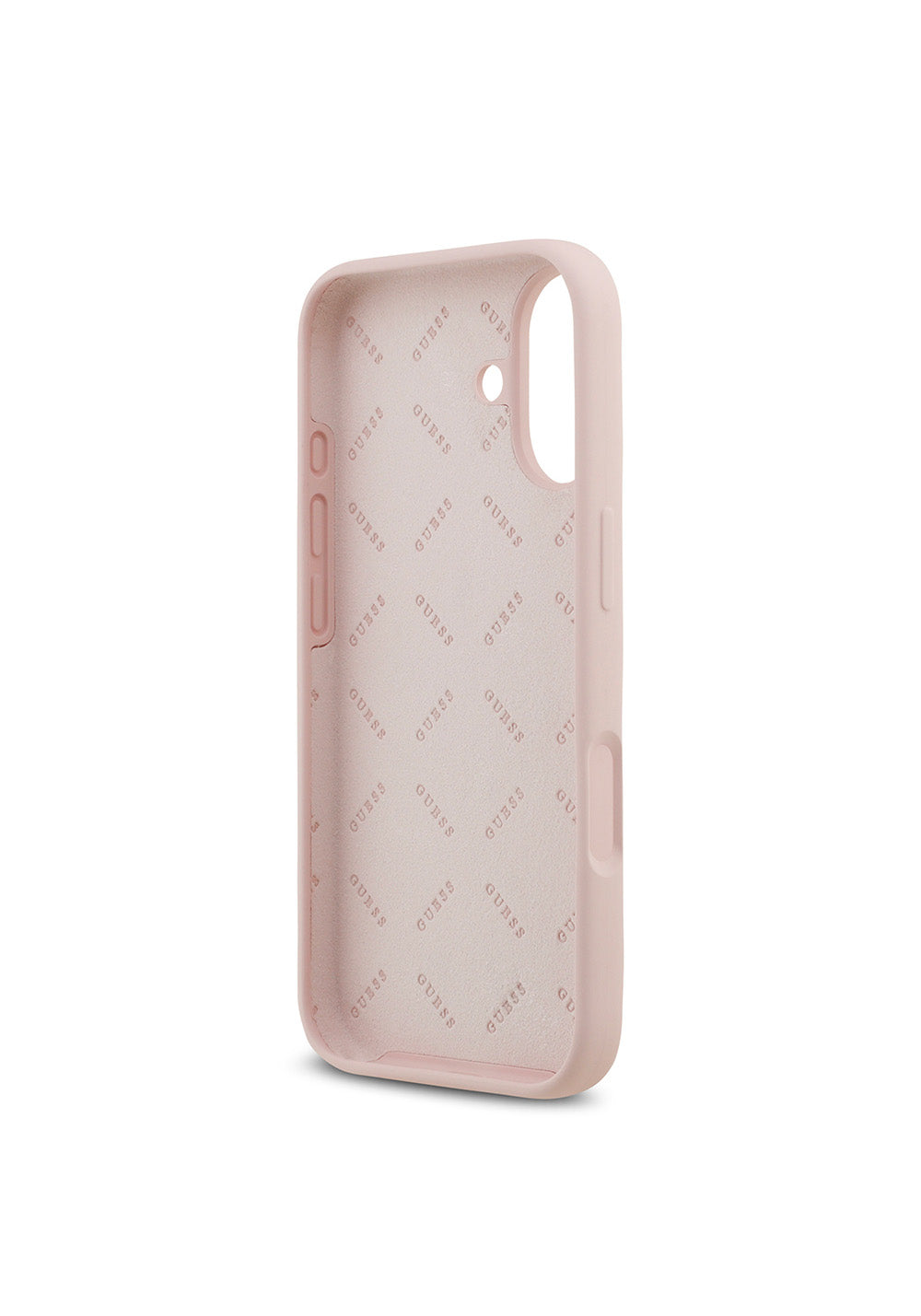 Apple iPhone 17 Kılıf Guess Orijinal Lisanslı Grained Yazı Logolu Kapak