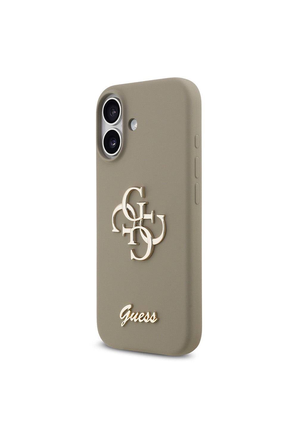 Apple iPhone 17 Kılıf Guess Orijinal Lisanslı Grained Yazı Logolu Kapak