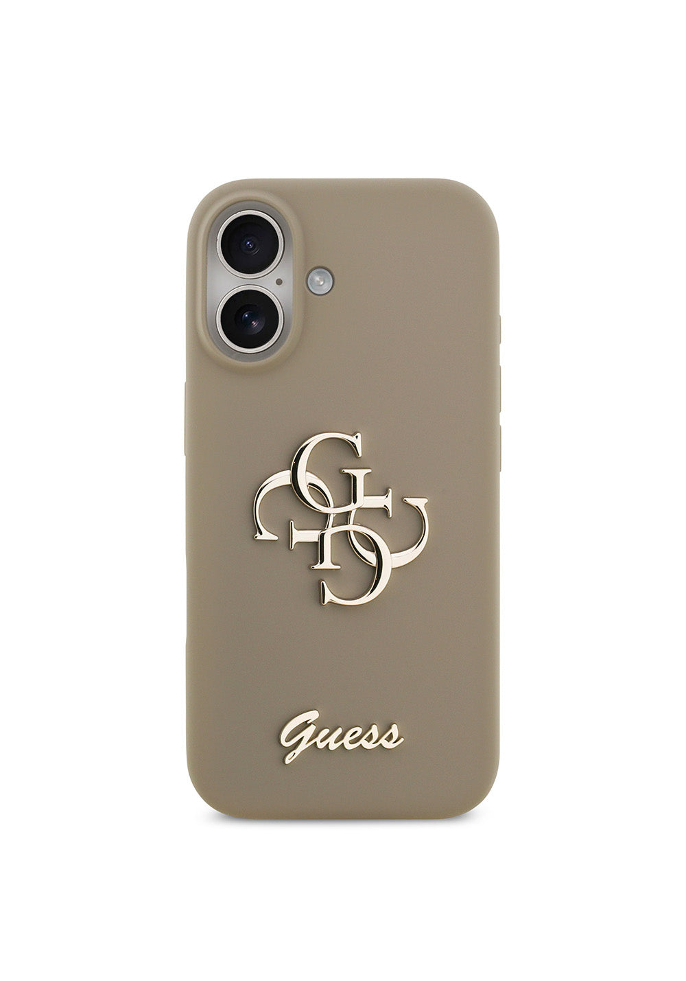 Apple iPhone 17 Kılıf Guess Orijinal Lisanslı Grained Yazı Logolu Kapak