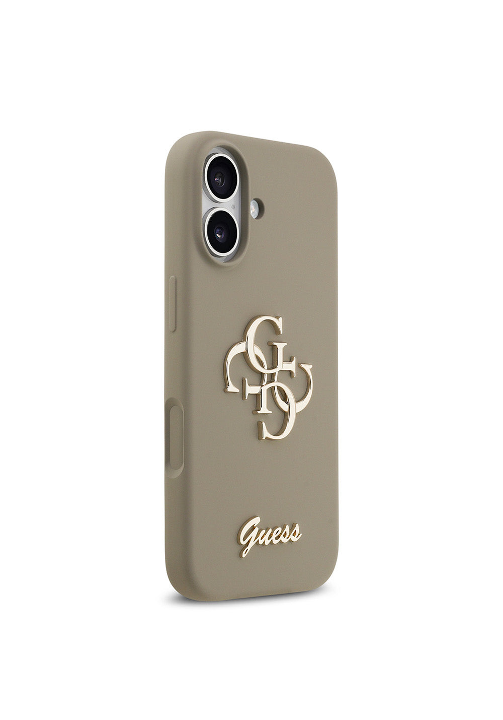 Apple iPhone 17 Kılıf Guess Orijinal Lisanslı Grained Yazı Logolu Kapak