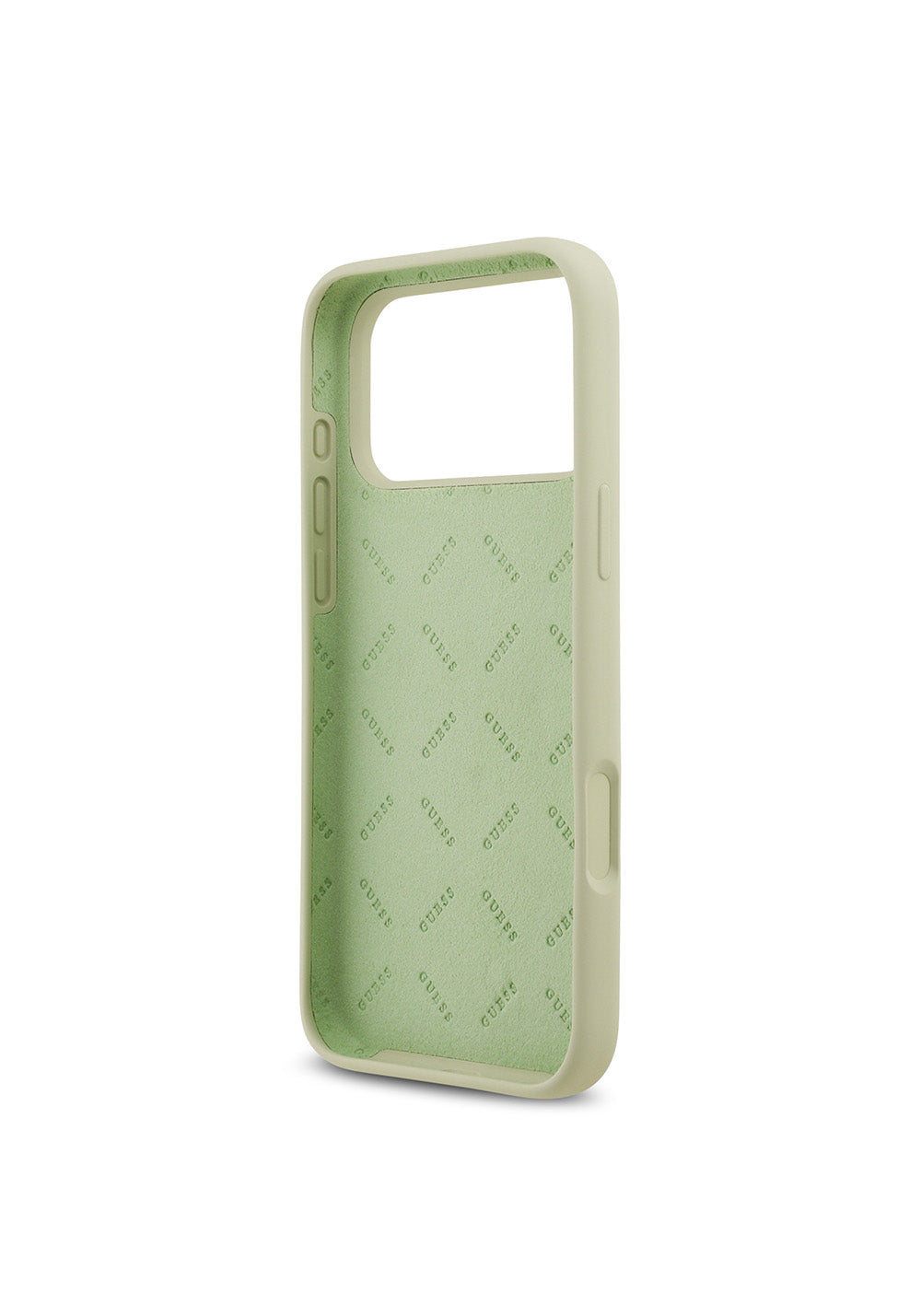 Apple iPhone 17 Pro Max Kılıf Guess Orijinal Lisanslı Grained Yazı Logolu Kapak