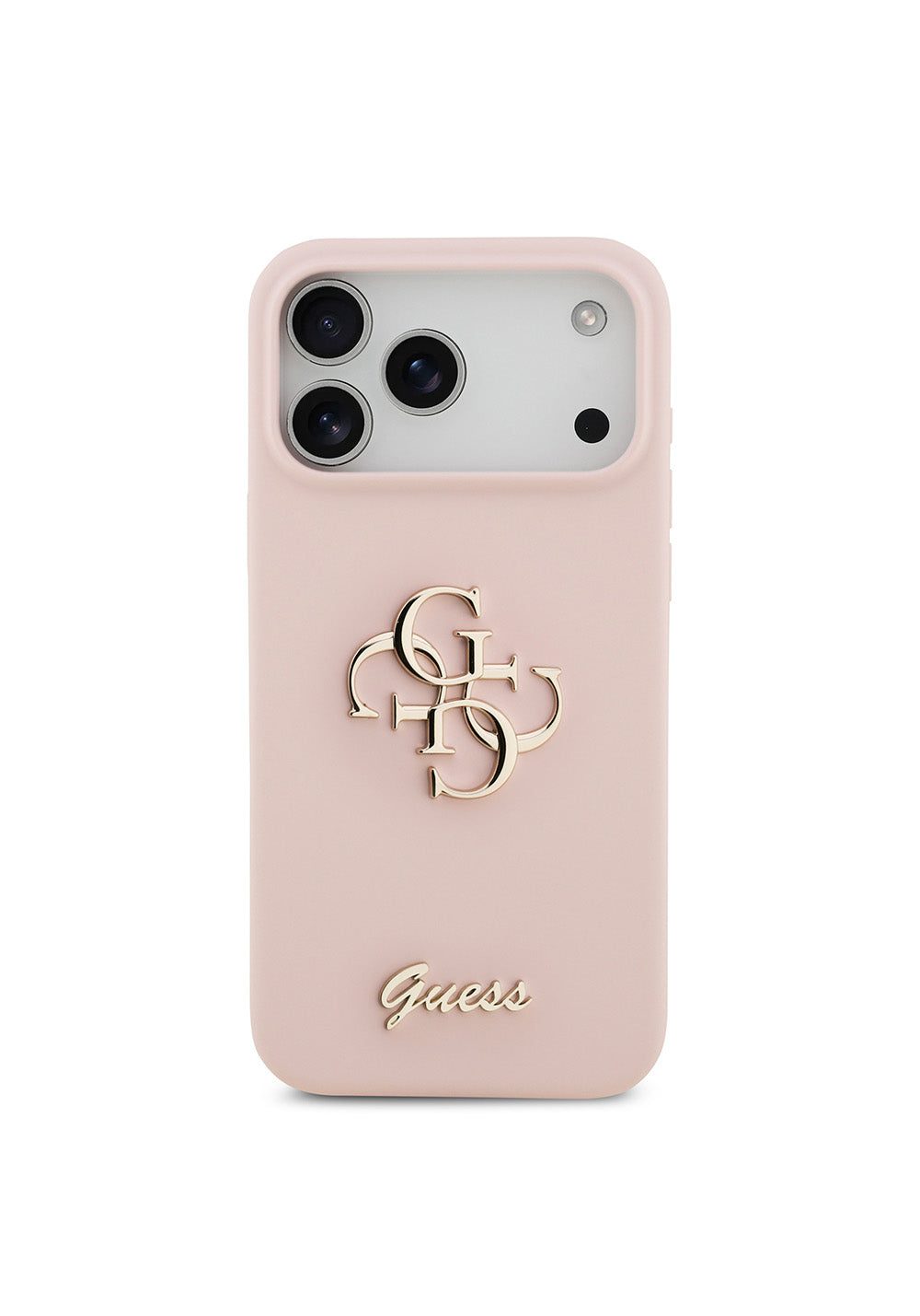Apple iPhone 17 Pro Max Kılıf Guess Orijinal Lisanslı Grained Yazı Logolu Kapak