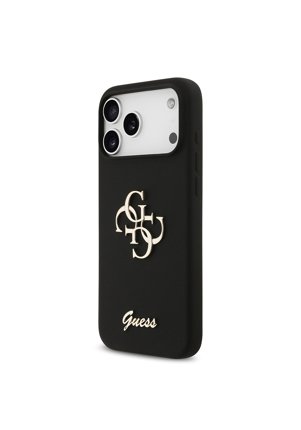 Apple iPhone 17 Pro Max Kılıf Guess Orijinal Lisanslı Grained Yazı Logolu Kapak