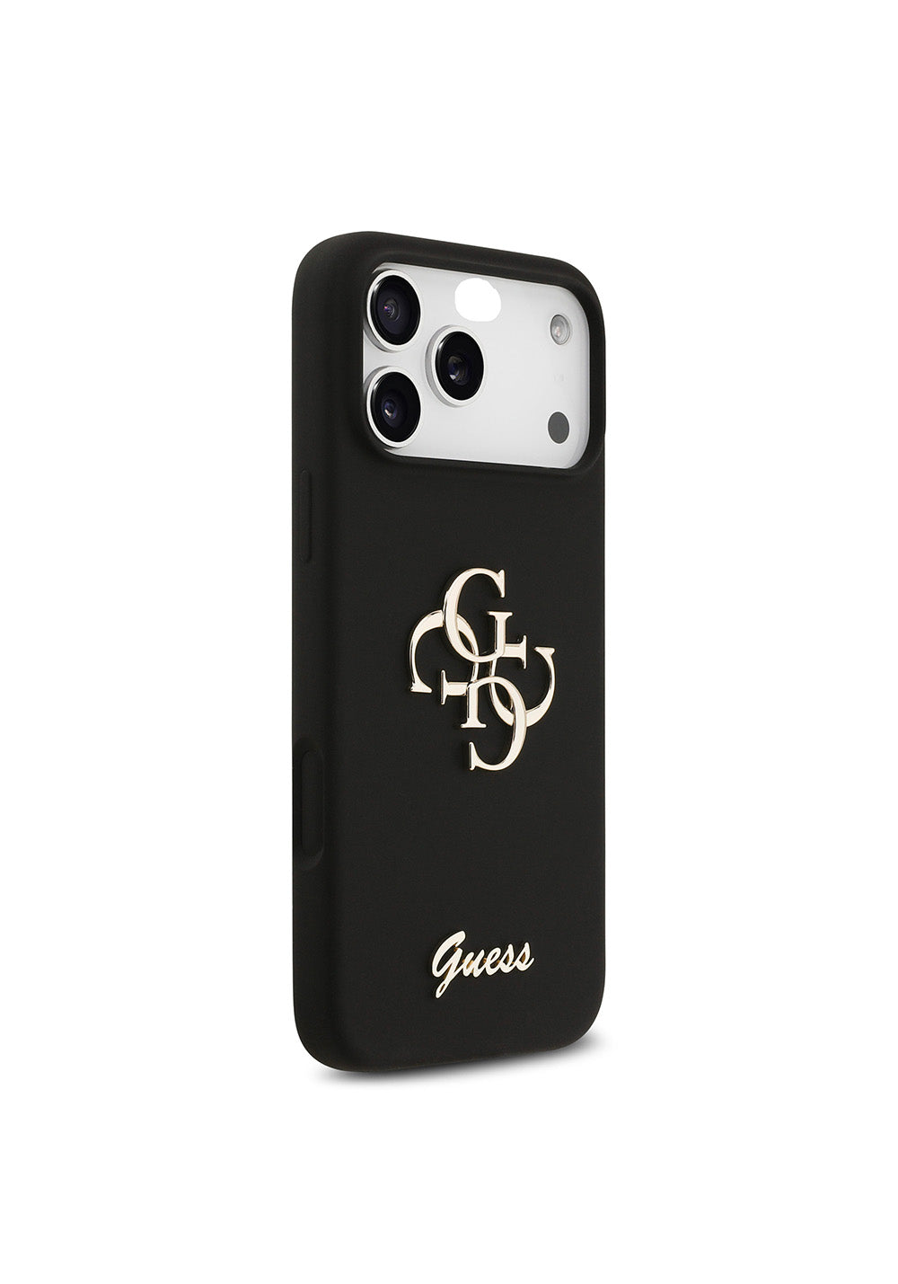 Apple iPhone 17 Pro Max Kılıf Guess Orijinal Lisanslı Grained Yazı Logolu Kapak