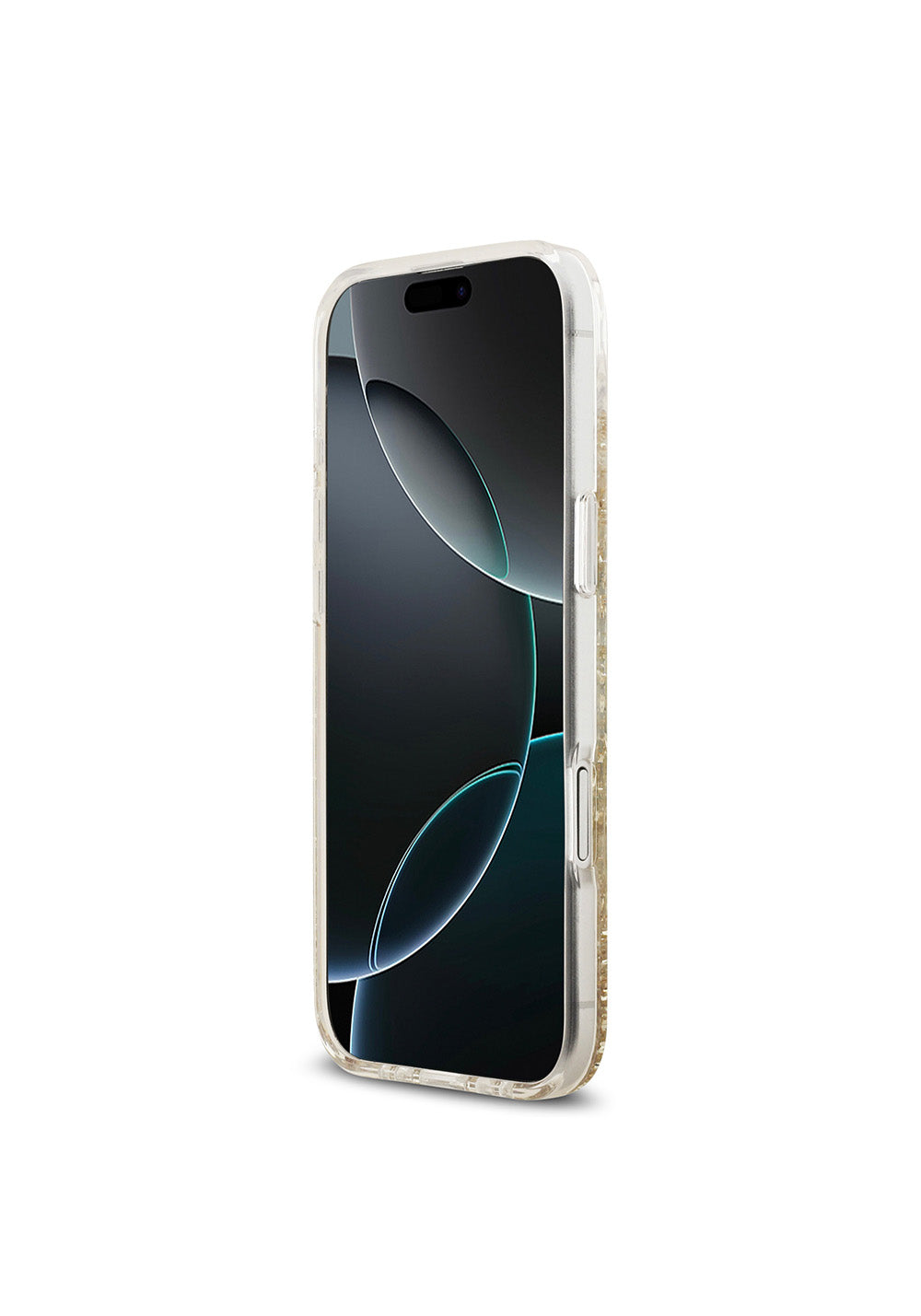 Apple iPhone 17 Air Kılıf Guess Orijinal Lisanslı Manyetik Şarj Uyumlu Transparan Resin Bottom Kapak
