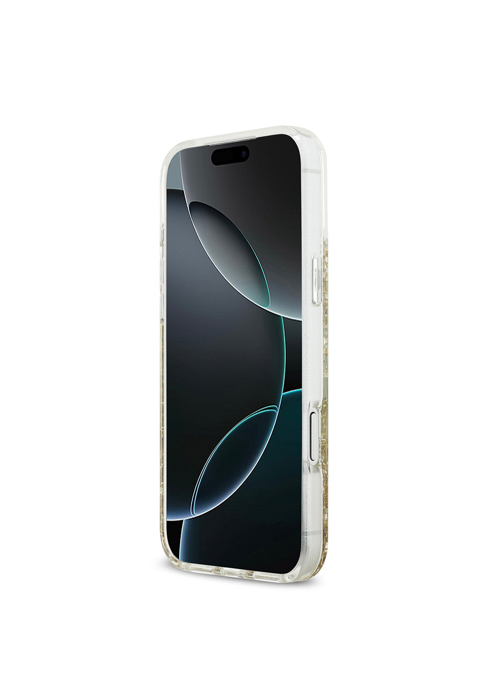 Apple iPhone 17 Pro Max Kılıf Guess Orijinal Lisanslı Manyetik Şarj Uyumlu Transparan Resin Bottom Kapak